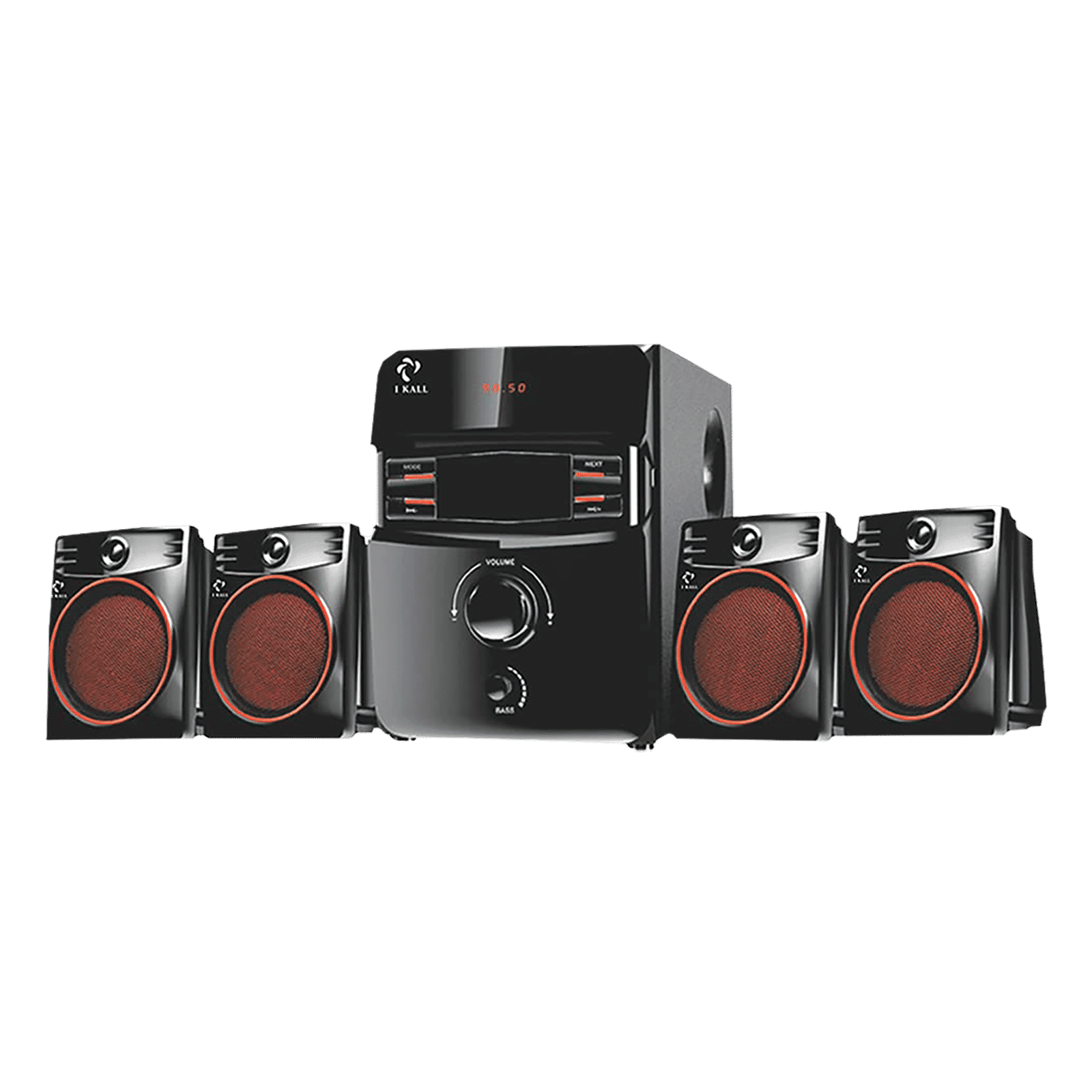 I KALL IK-407 60W Bluetooth Home Theatre with Remote (Deep Bass, 4.1 Channel, Black)_1