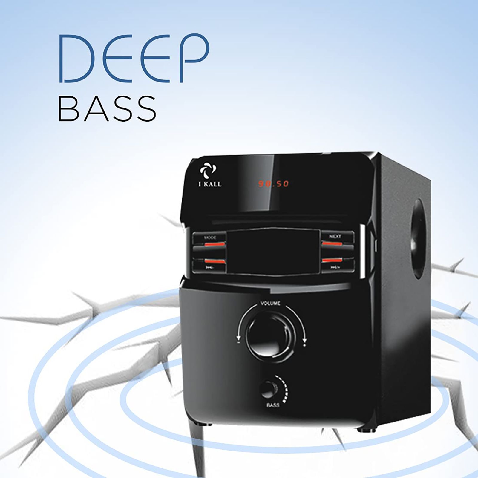 I KALL IK-407 60W Bluetooth Home Theatre with Remote (Deep Bass, 4.1 Channel, Black)_6