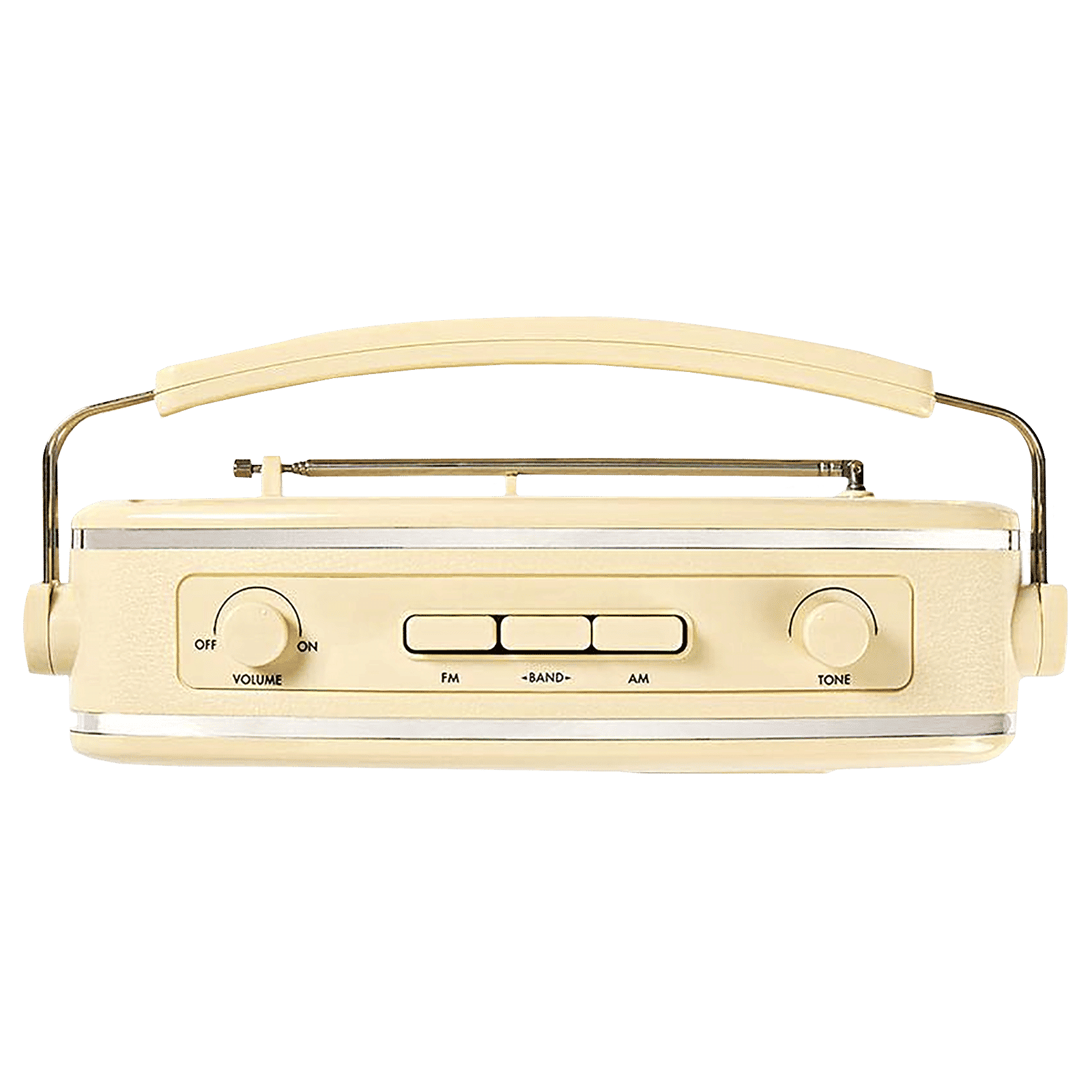 nedis Vintage Retro Classic 5.4W Portable Bluetooth Speaker (Built-In FM, Stereo Channel, Beige)_3