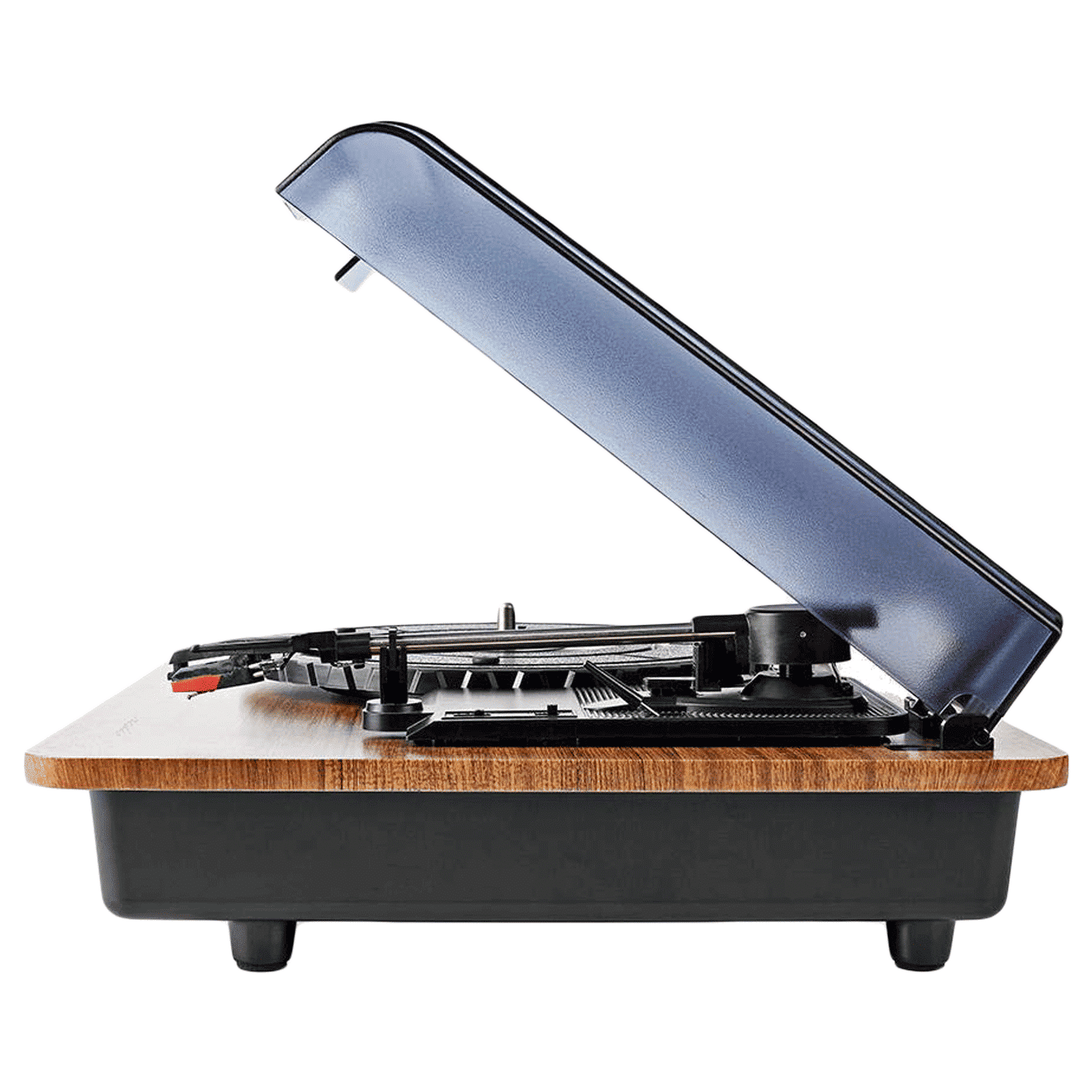 nedis Turntable 9 Watts Portable Bluetooth Speaker (Built-in Pre Amplifier, TURN200BN, Brown)_7