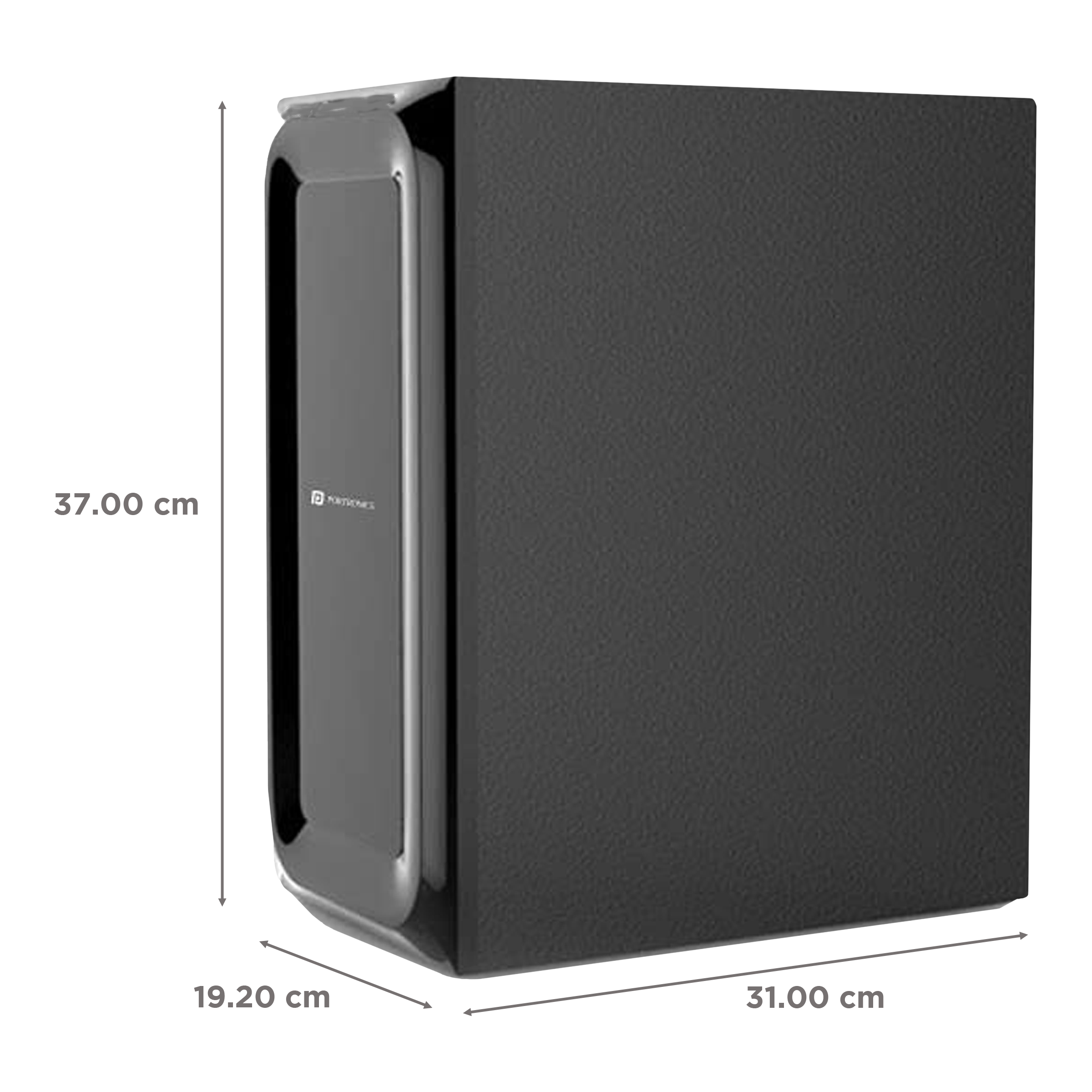 PORTRONICS Pure Sound 102 160W Bluetooth Soundbar with Remote (Surround Sound, 2.1 Channel, Black) PORTRONICS Pure Sound 102 160W Bluetooth Soundbar with Remote (Surround Sound, 2.1 Channel, Black)_5