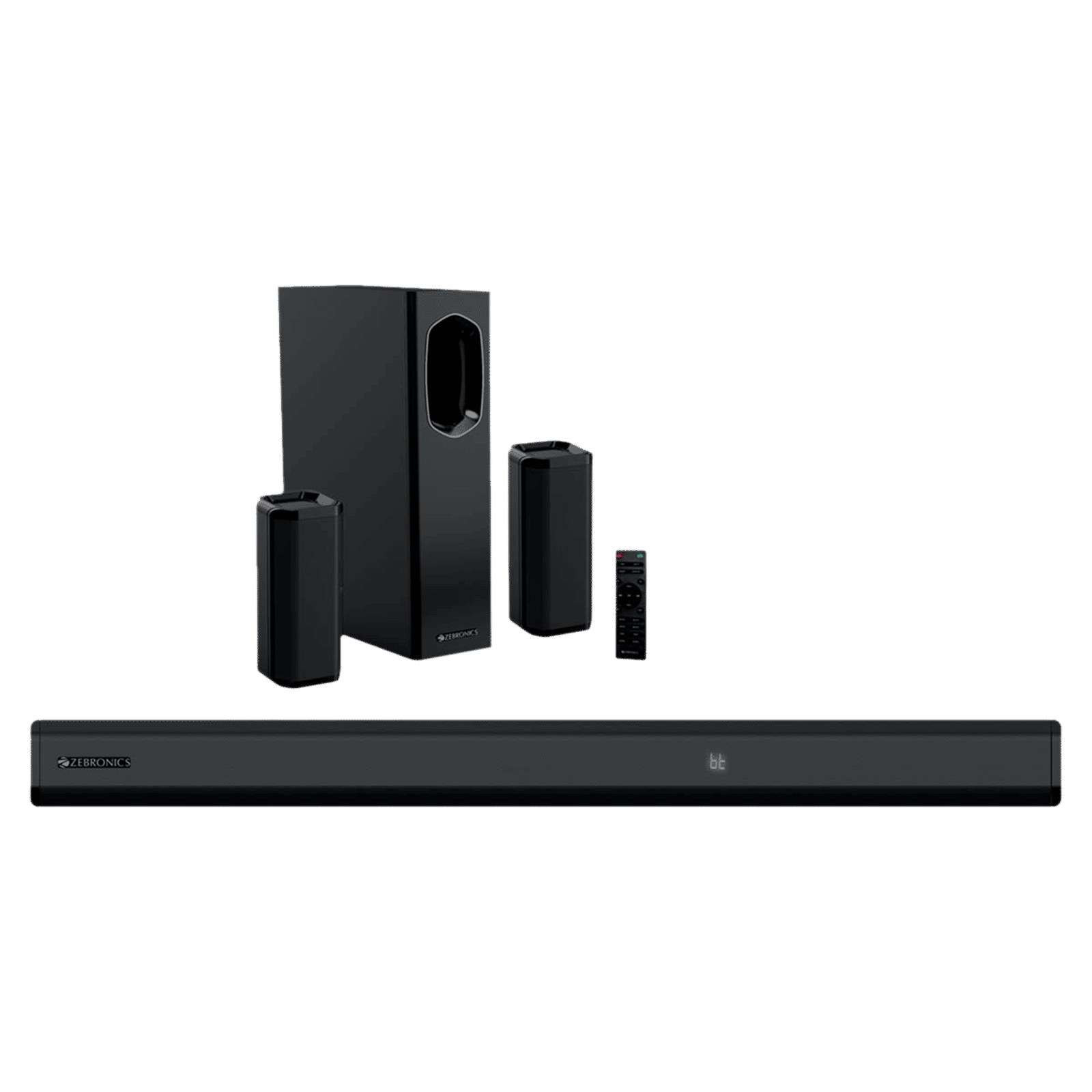 ZEBRONICS Zeb-Juke Bar 7400 Pro 180W Bluetooth Soundbar with Remote (Hi-Fidelity Audio, 5.1 Channel, Black)_3