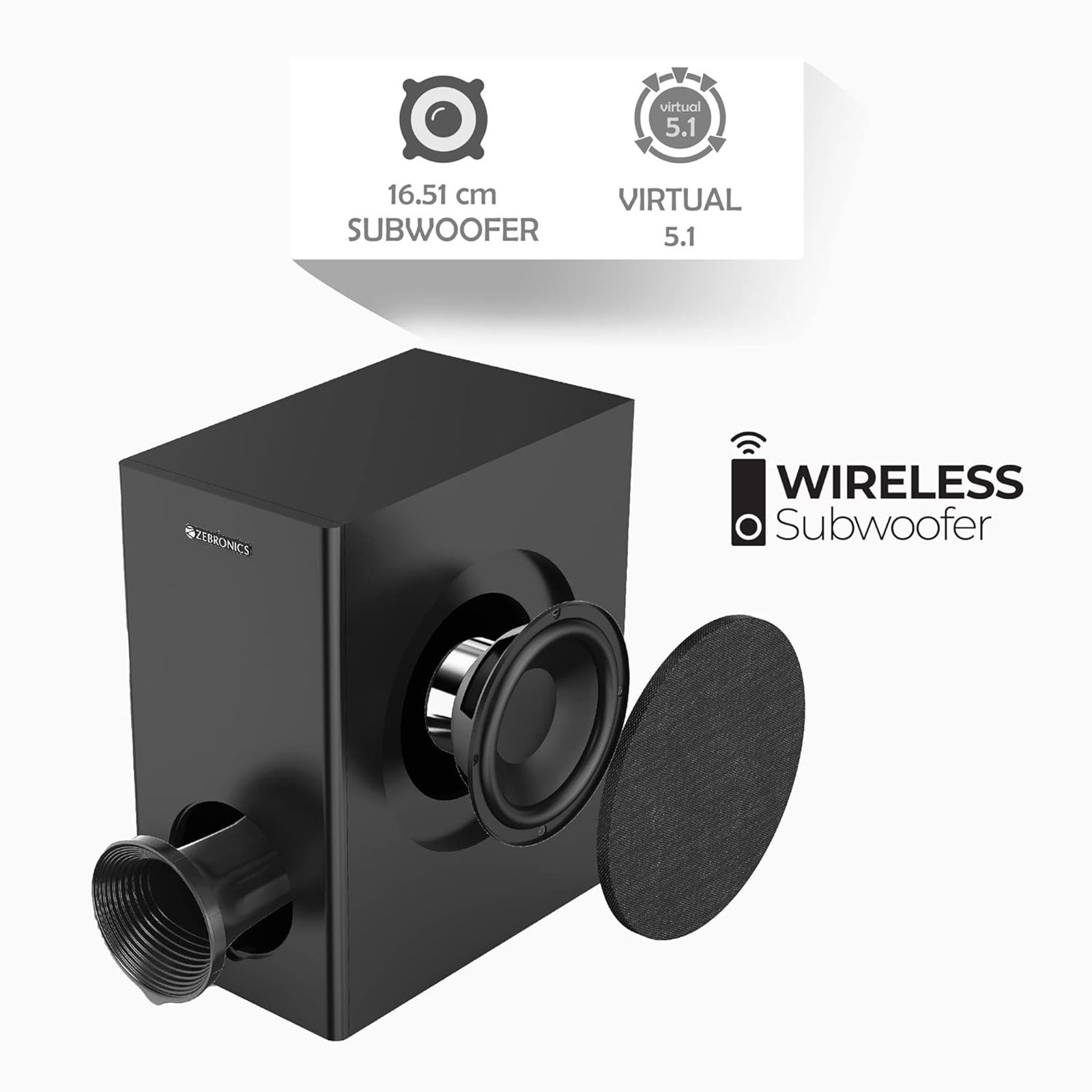 ZEBRONICS Zeb-Juke Bar 9200 DWS Pro 160W Bluetooth Soundbar with Remote (Dolby Digital Plus, 2.1 Channel, Black) ZEBRONICS Zeb-Juke Bar 9200 DWS Pro 160W Bluetooth Soundbar with Remote (Dolby Digital Plus, 2.1 Channel, Black)_11