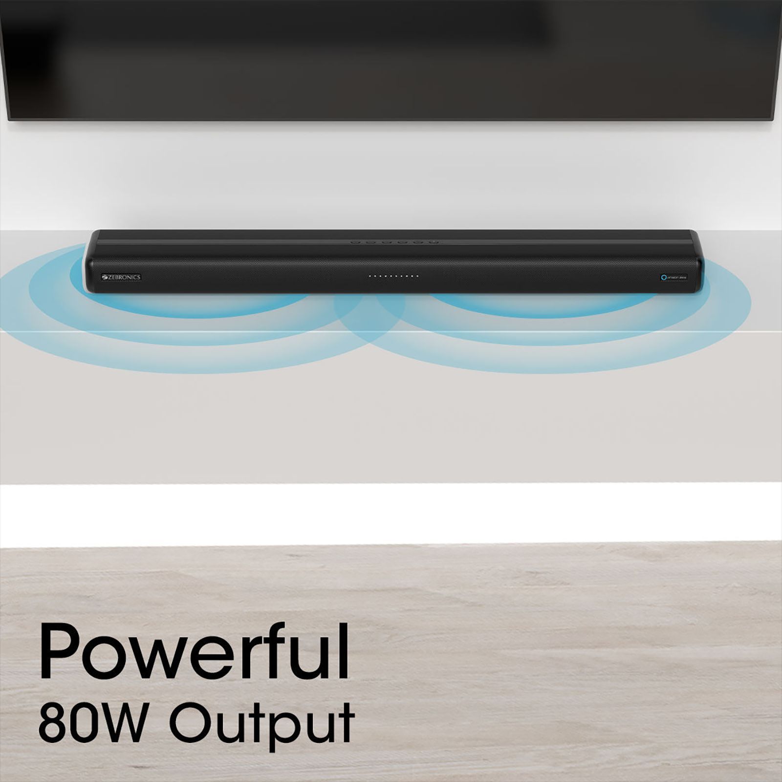 ZEBRONICS Zeb-Juke Bar 3820A Pro 80W Bluetooth Soundbar with Remote (Dual Subwoofer Technology, 2.0 Channel, Black) ZEBRONICS Zeb-Juke Bar 3820A Pro 80W Bluetooth Soundbar with Remote (Dual Subwoofer Technology, 2.0 Channel, Black)_9