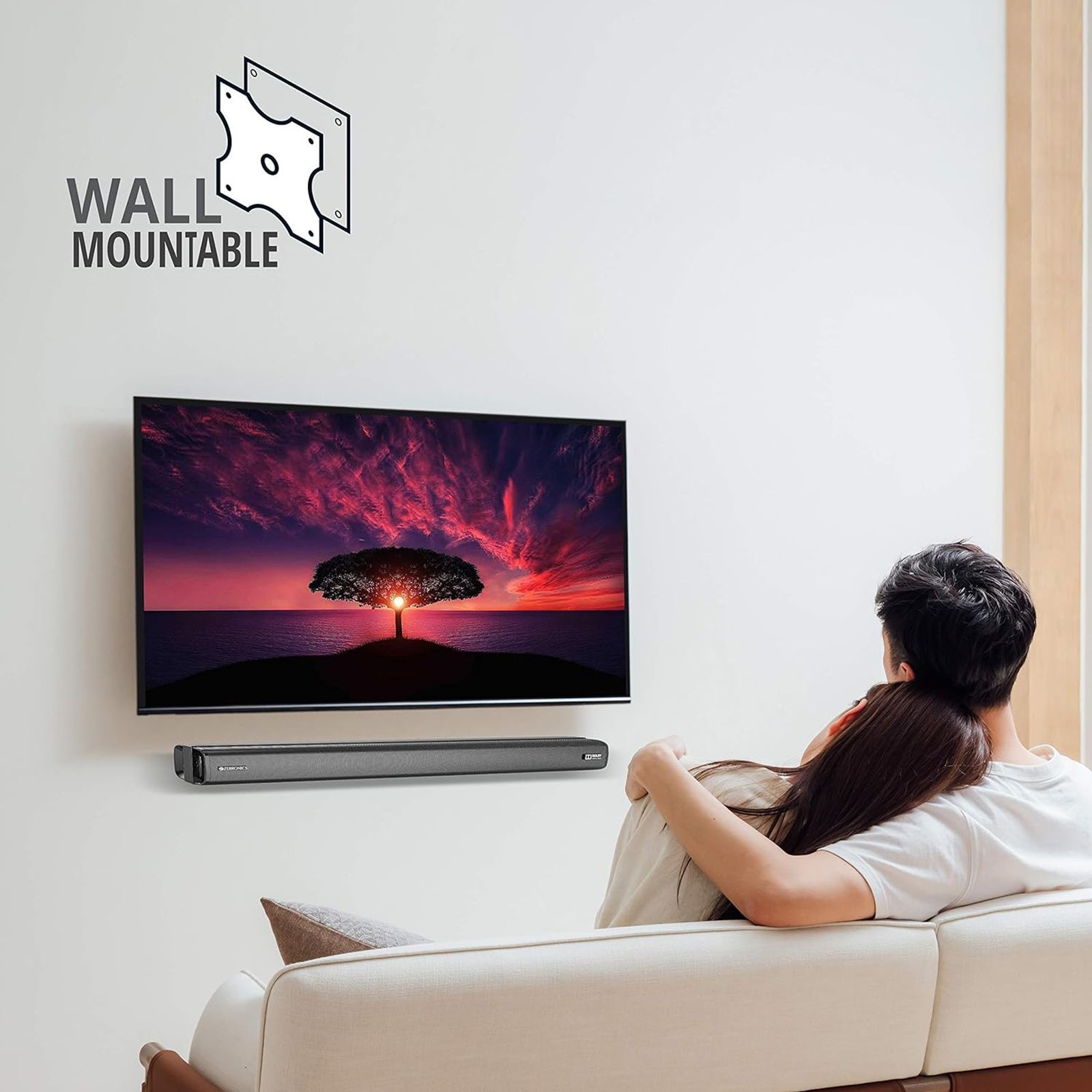 ZEBRONICS Zeb-Juke Bar 3800 Pro 60W Bluetooth Soundbar with Remote (Dolby Digital Plus, 2.0 Channel, Black)_8