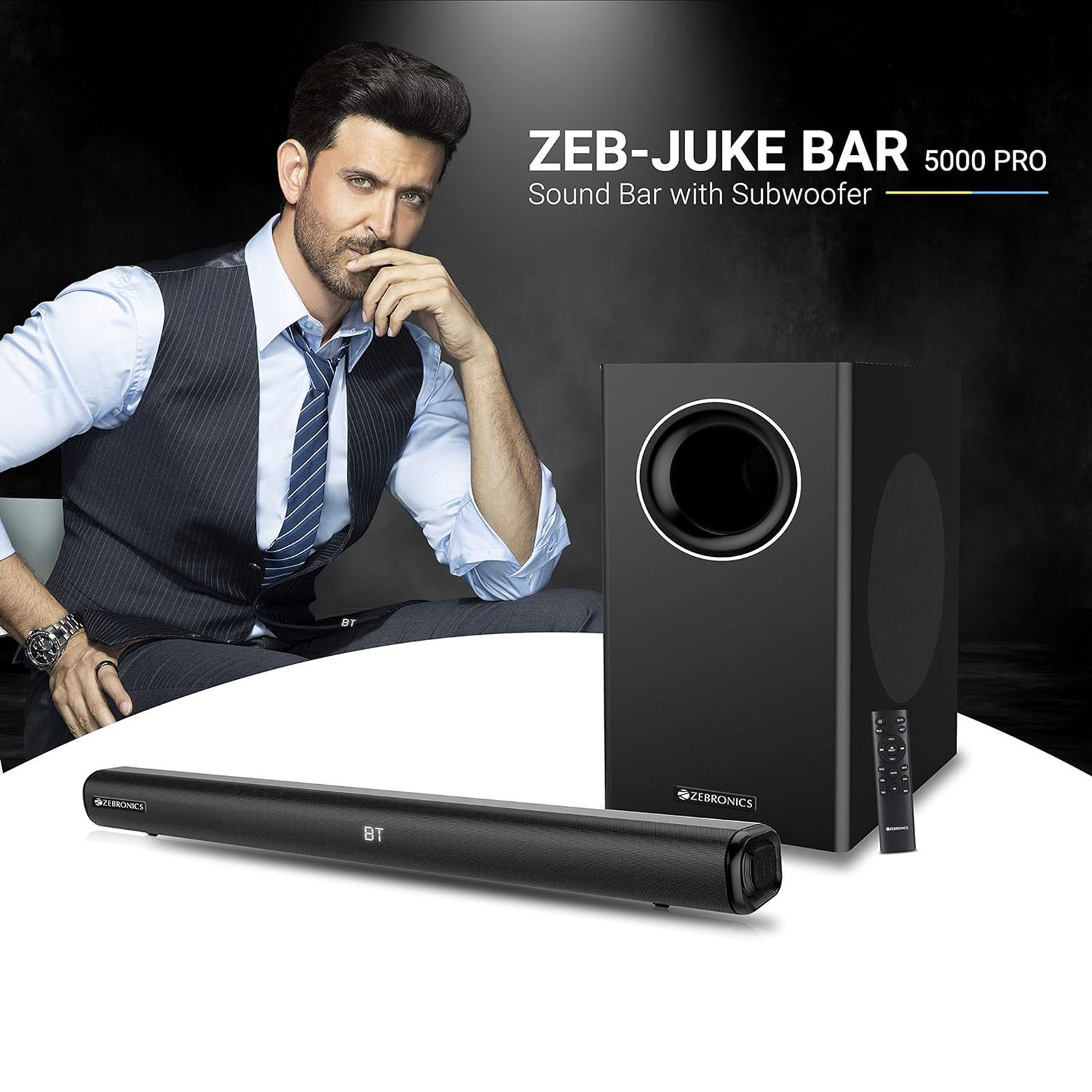 ZEBRONICS Juke Bar 5000 Pro 160W Bluetooth Soundbar with Remote (Immersive Sound, 2.1 Channel, Black) ZEBRONICS Juke Bar 5000 Pro 160W Bluetooth Soundbar with Remote (Immersive Sound, 2.1 Channel, Black)_12