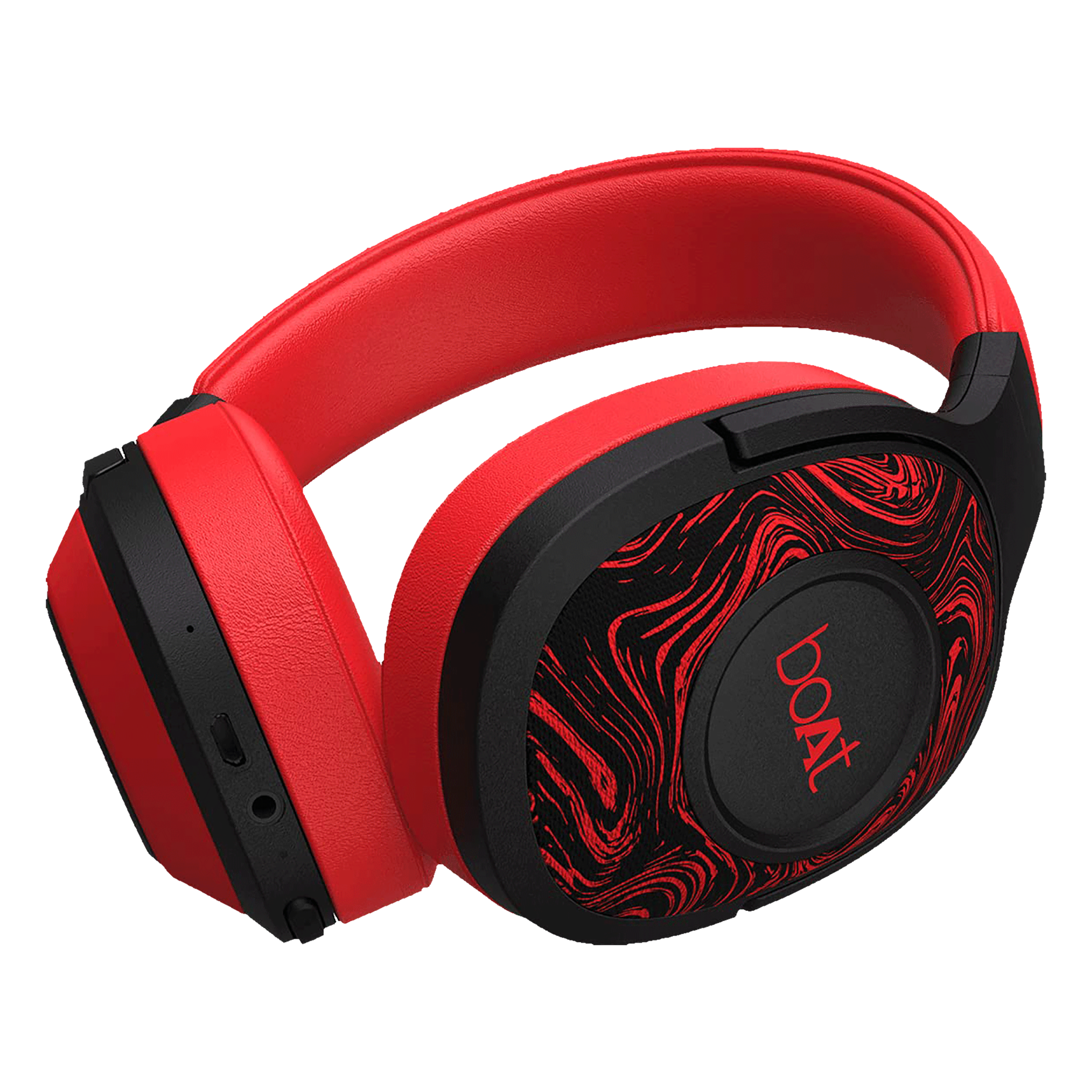 boAt Rockerz 550 Bluetooth Headset with Mic (Dual Connectivity, Over Ear, Red)_1