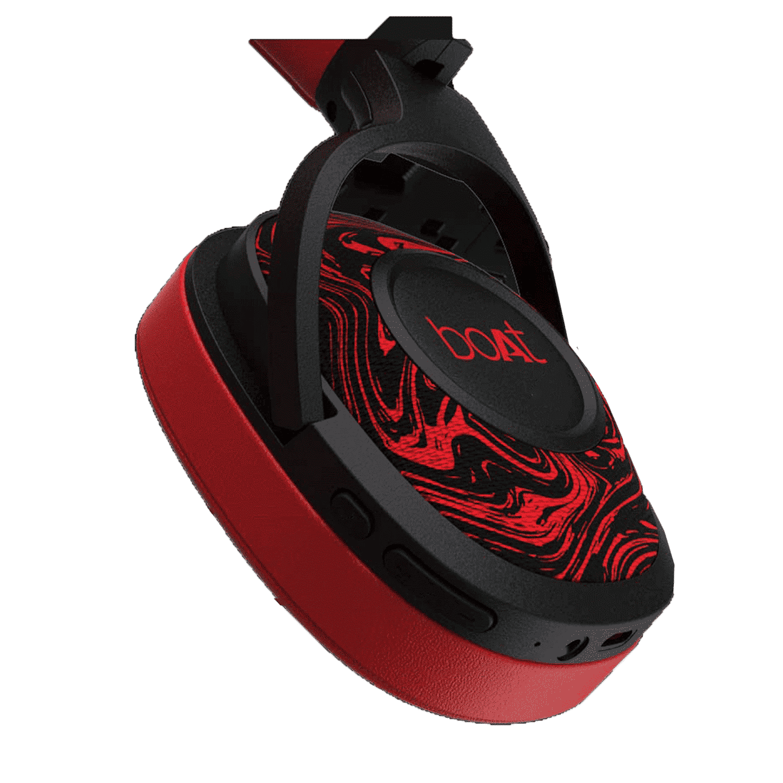 boAt Rockerz 550 Bluetooth Headset with Mic (Dual Connectivity, Over Ear, Red)_4