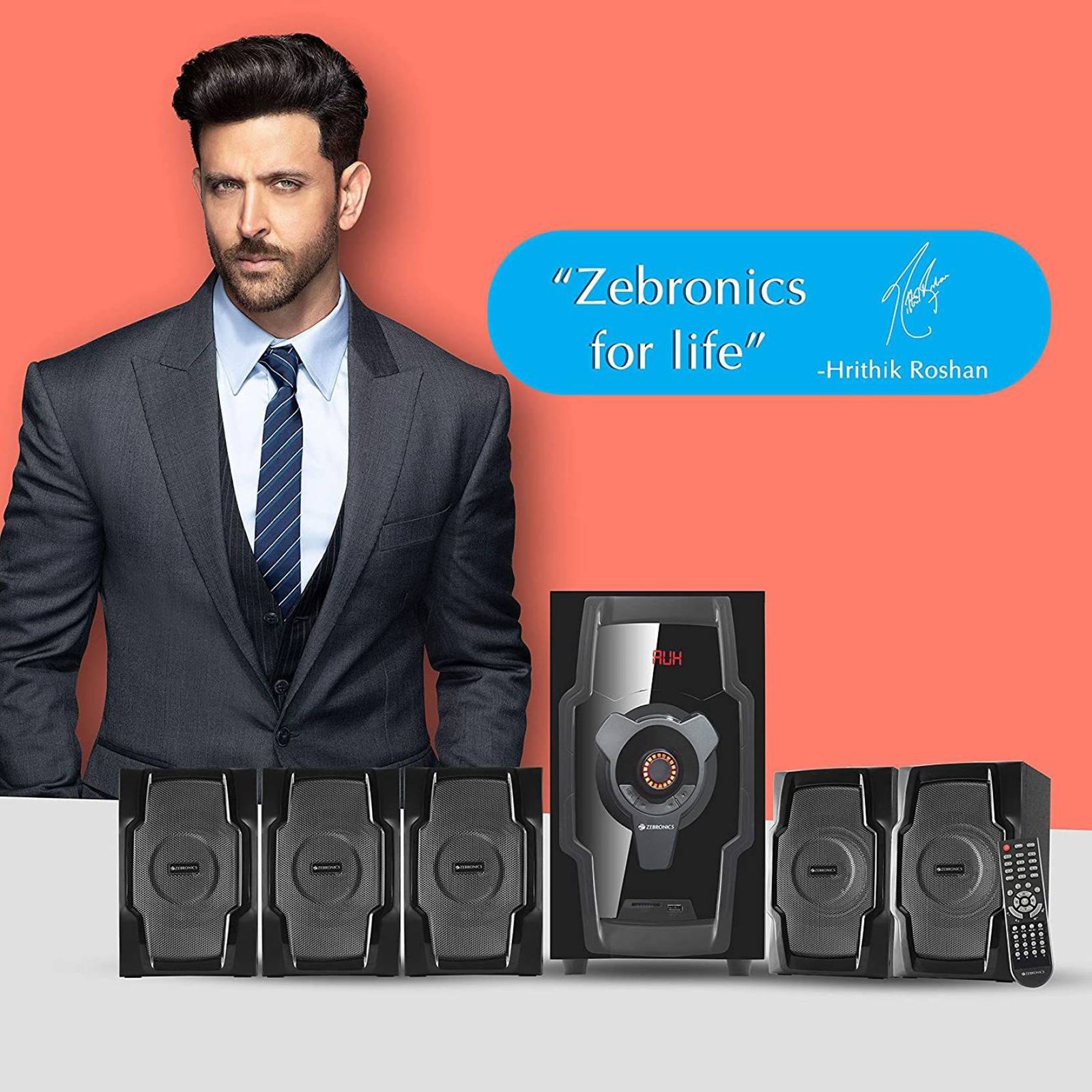 ZEBRONICS Zeb-BT8490RUCF 80W Multimedia Speaker (Built-in FM Radio, 5.1 Channel, Black)_6