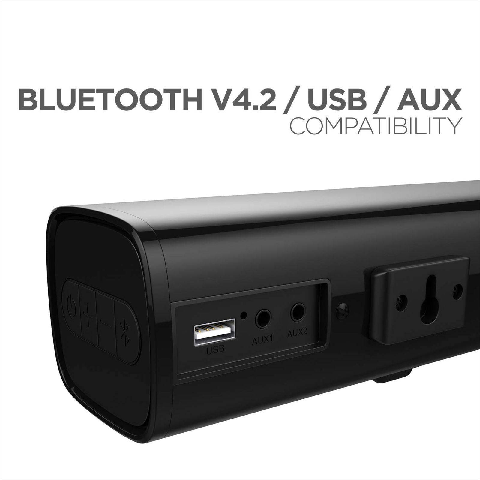boAt Aavante Bar 1150 60W Bluetooth Soundbar with Remote (Surround Sound, 2.0 Channel, Black) boAt Aavante Bar 1150 60W Bluetooth Soundbar with Remote (Surround Sound, 2.0 Channel, Black)_5