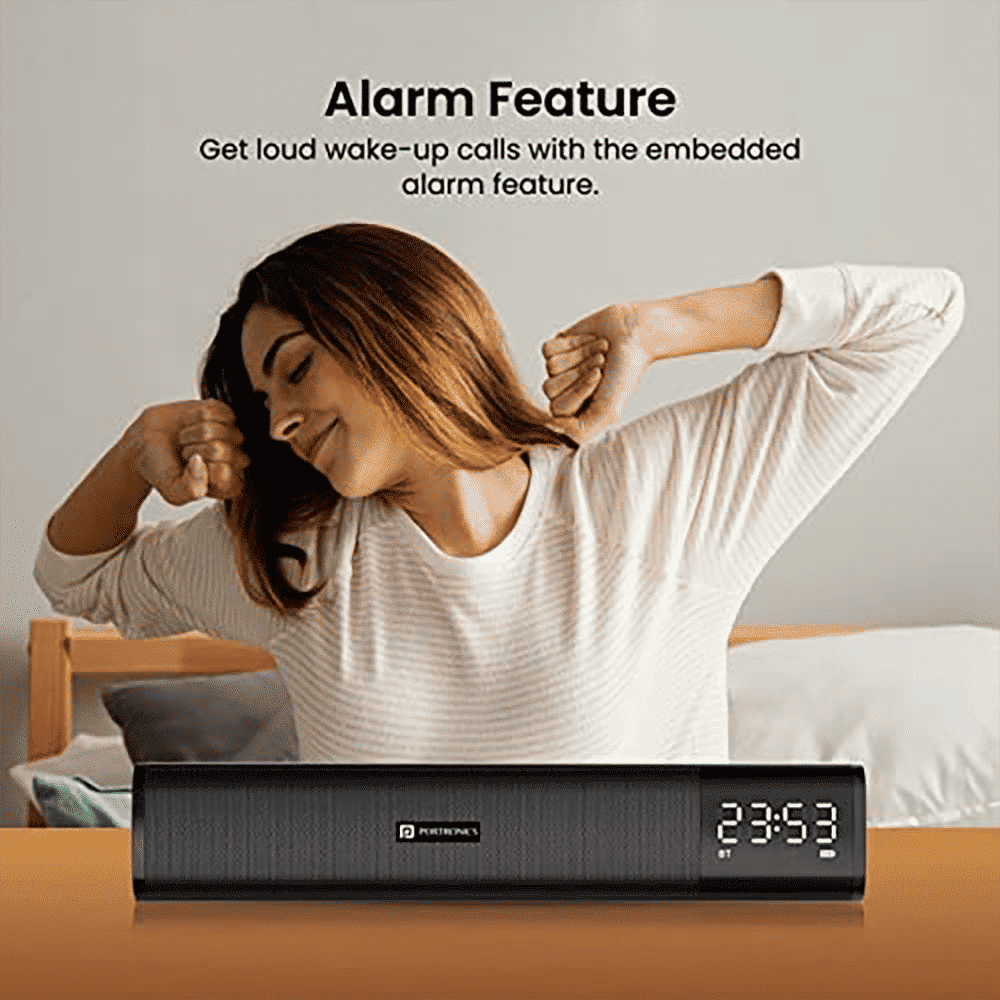 PORTRONICS Decibel I 10W Bluetooth Soundbar (Stereo Sound, 2.1 Channel, Black)_7