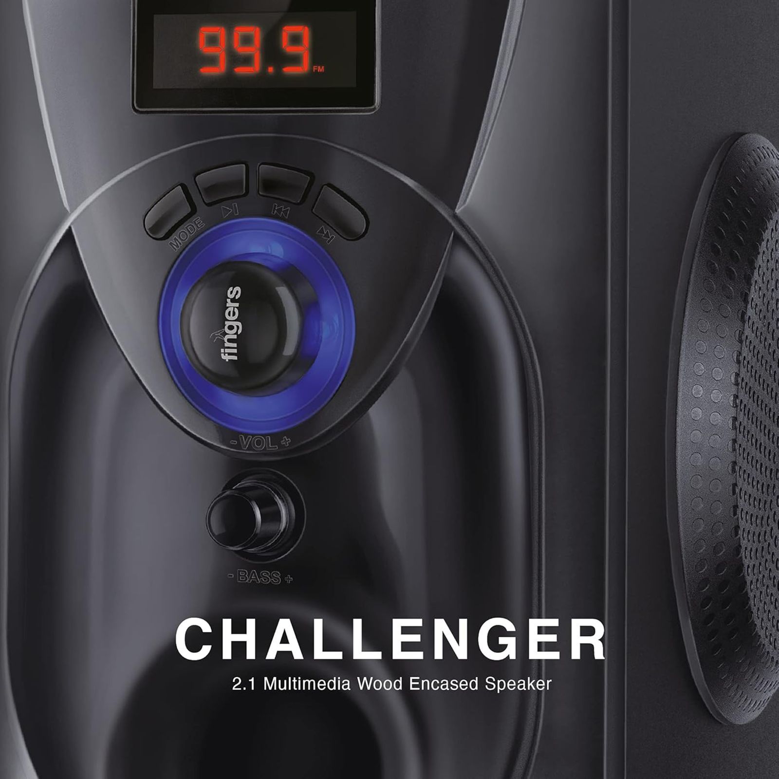 fingers Challenger 18W Multimedia Speaker (Powerful Bass, 2.1 Channel, Classic Black)_11