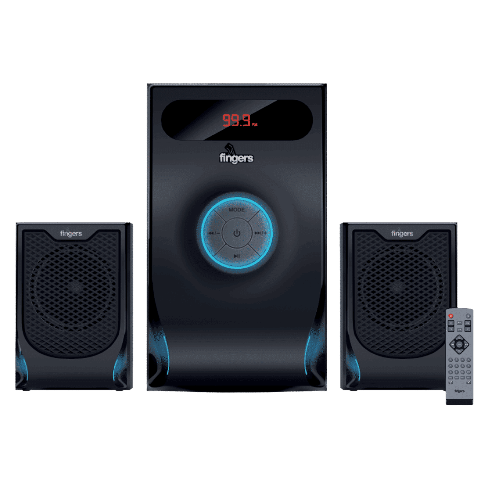 fingers Joshhh 20W Multimedia Speaker (Powerful Bass, 2.1 Channel, Classic Black) fingers Joshhh 20W Multimedia Speaker (Powerful Bass, 2.1 Channel, Classic Black)_1