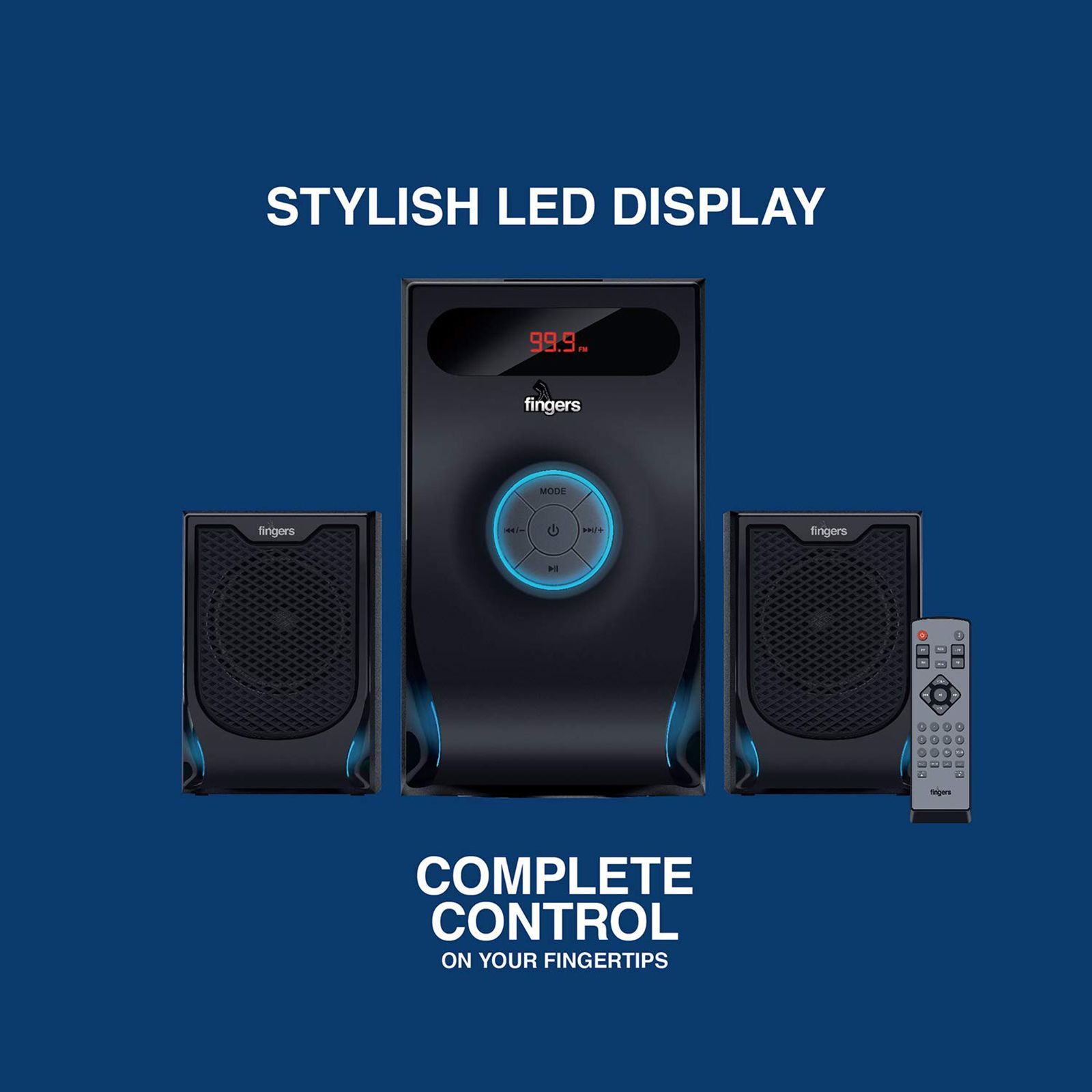 fingers Joshhh 20W Multimedia Speaker (Powerful Bass, 2.1 Channel, Classic Black) fingers Joshhh 20W Multimedia Speaker (Powerful Bass, 2.1 Channel, Classic Black)_7