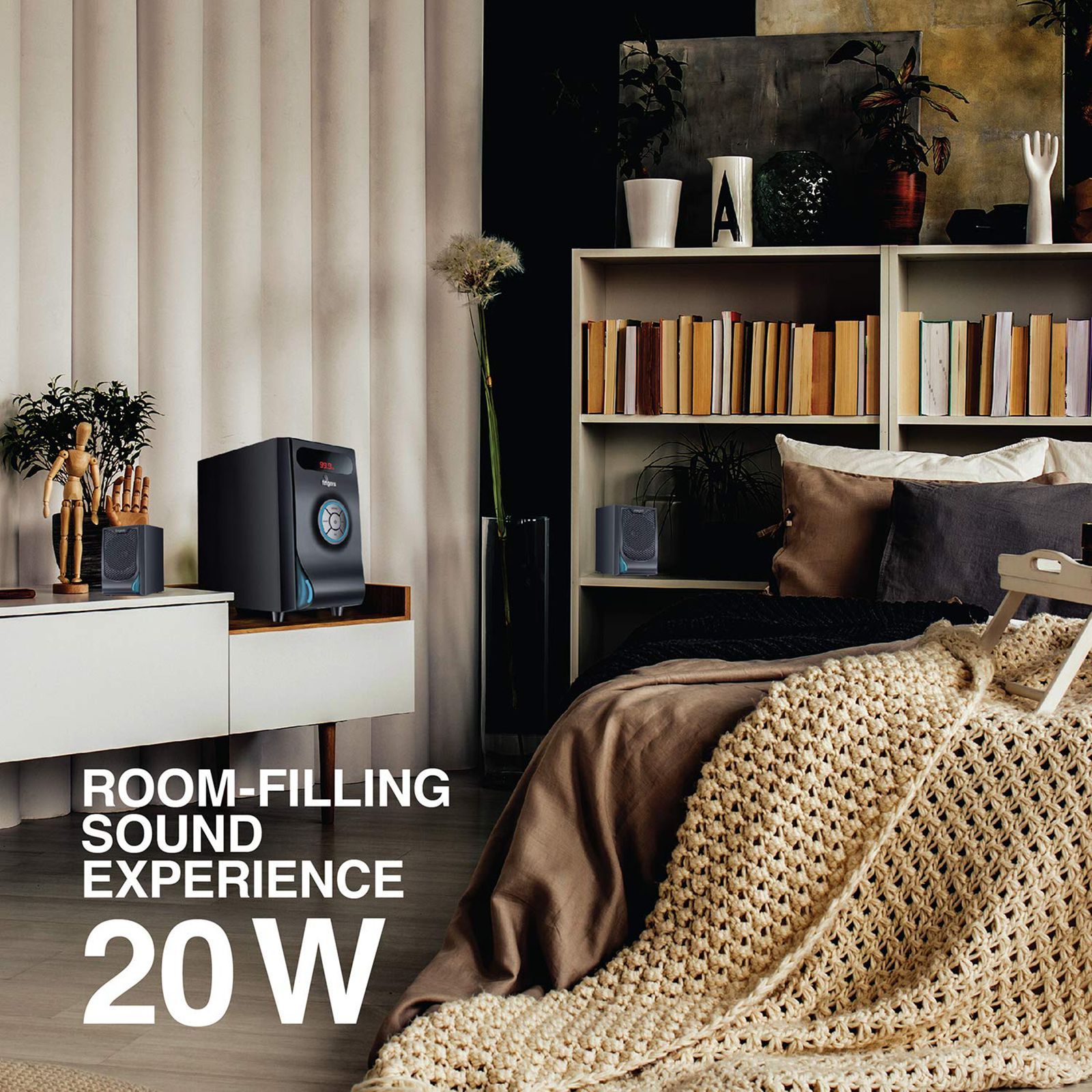 fingers Joshhh 20W Multimedia Speaker (Powerful Bass, 2.1 Channel, Classic Black) fingers Joshhh 20W Multimedia Speaker (Powerful Bass, 2.1 Channel, Classic Black)_12