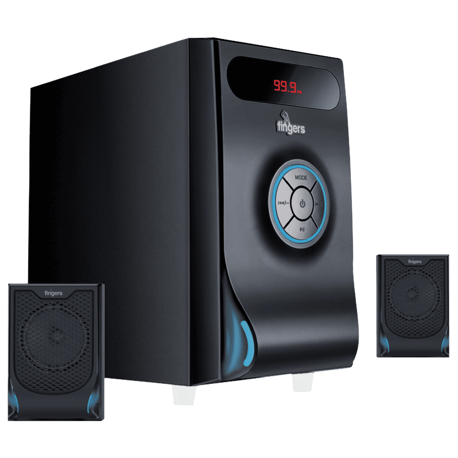 fingers Joshhh 20W Multimedia Speaker (Powerful Bass, 2.1 Channel, Classic Black) fingers Joshhh 20W Multimedia Speaker (Powerful Bass, 2.1 Channel, Classic Black)_6