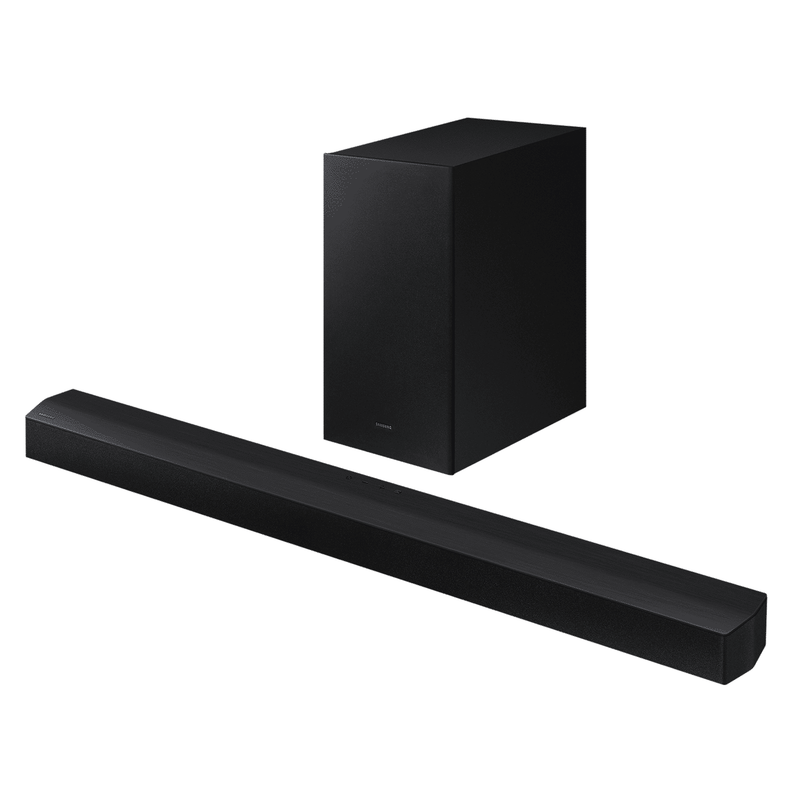 SAMSUNG 300W Soundbar with Subwoofer with Remote (Dolby Atmos, 2.1 Channel, Black)_1