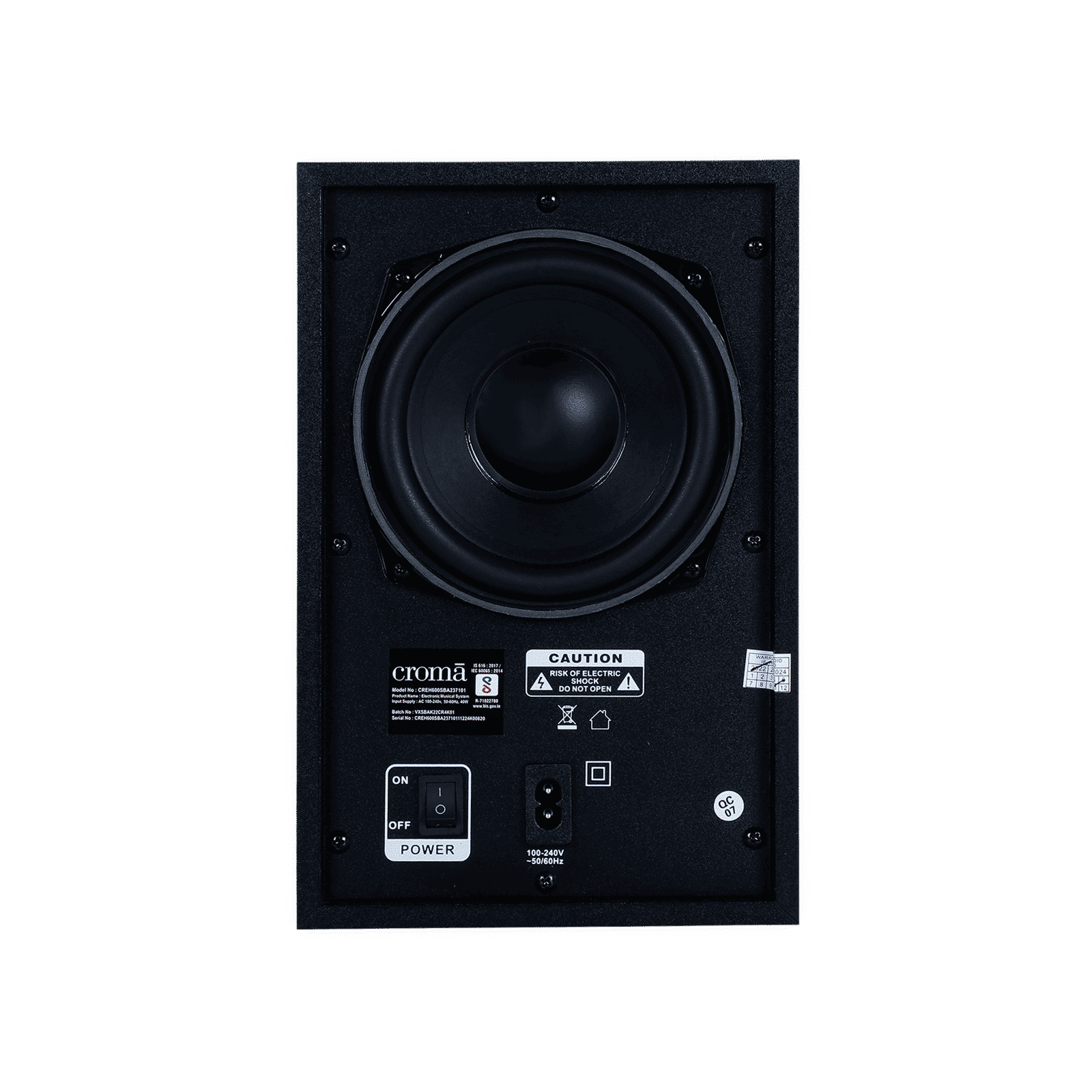 Croma 120W Bluetooth Soundbar with Remote (Surround Sound, 2.1 Channel, Black) Croma 120W Bluetooth Soundbar with Remote (Surround Sound, 2.1 Channel, Black)_5