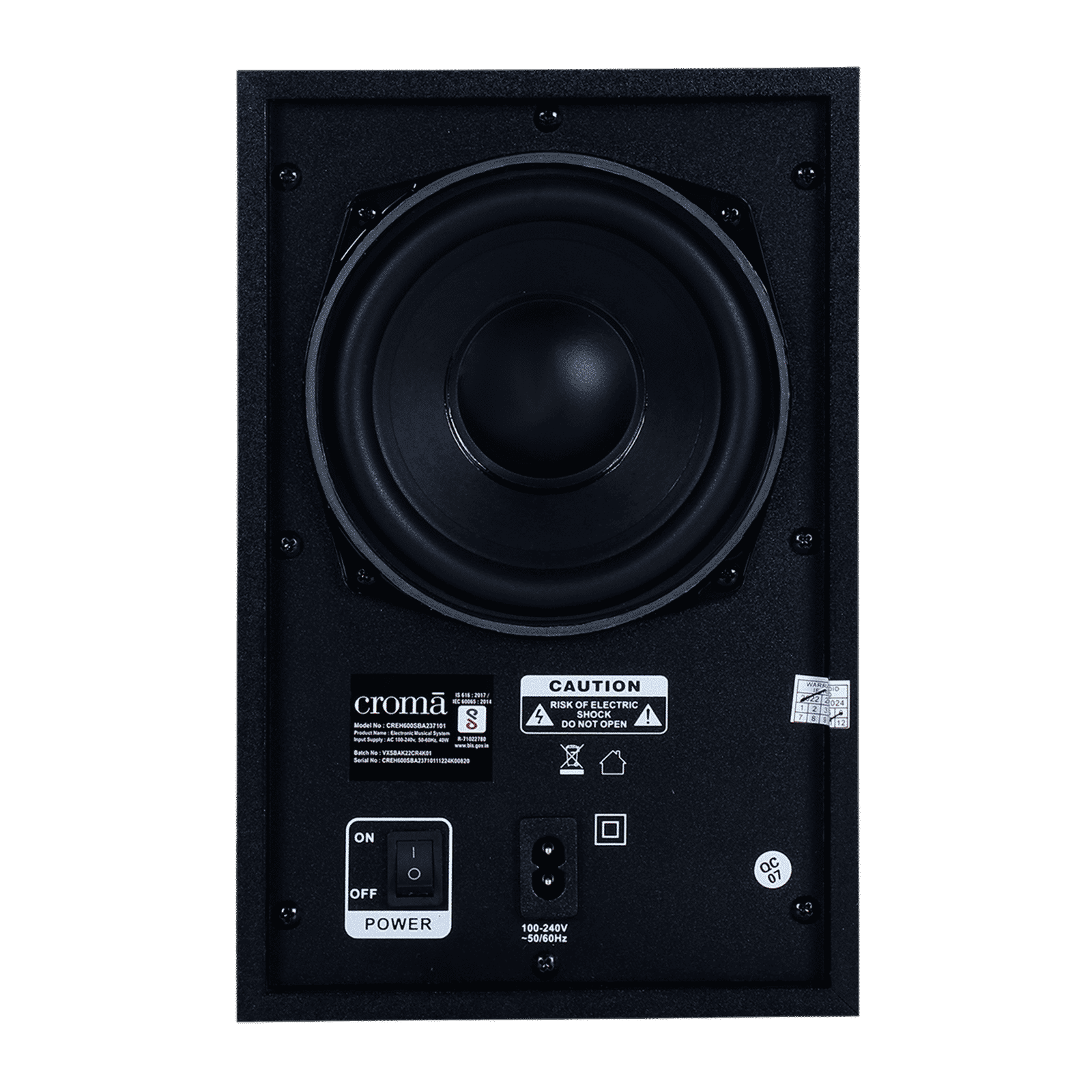 Croma 120W Bluetooth Soundbar with Remote (Surround Sound, 2.1 Channel, Black) Croma 120W Bluetooth Soundbar with Remote (Surround Sound, 2.1 Channel, Black)_7