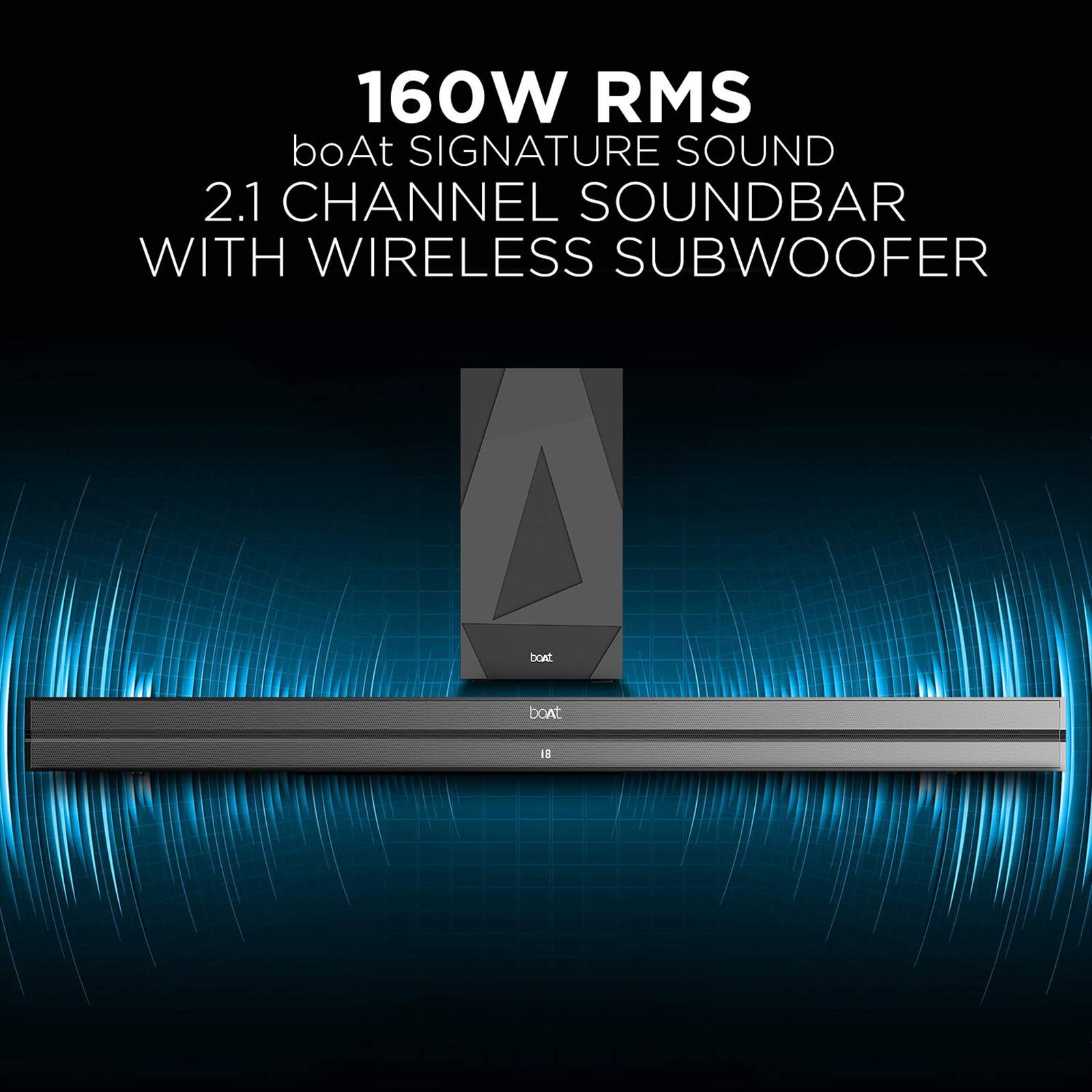 boAt Aavante Bar 2050 160W Bluetooth Soundbar with Remote (Surround Sound, 2.1 Channel, Black)_12