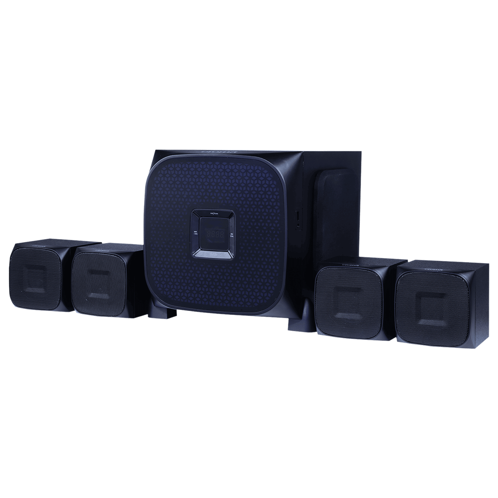 Croma 65W Bluetooth Home Theatre with Remote (Surround Sound, 4.1 Channel, Black)_1
