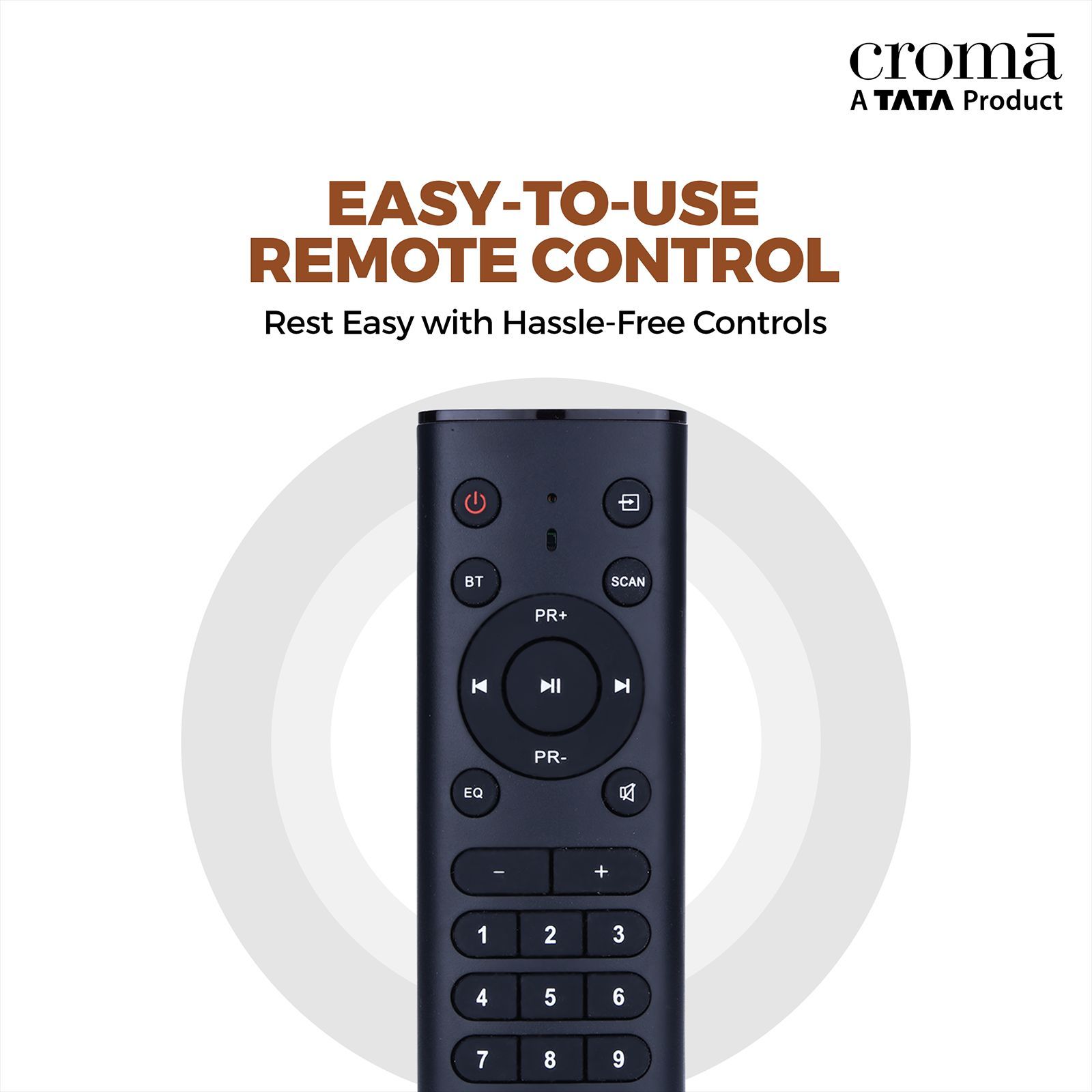 Croma 65W Bluetooth Home Theatre with Remote (Surround Sound, 4.1 Channel, Black)_8