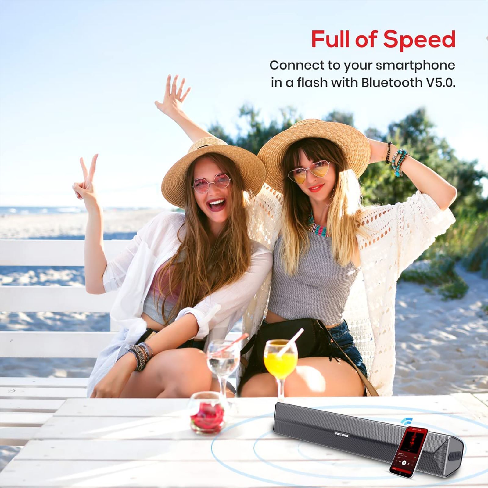 PORTRONICS Pure Sound Pro IV 16W Soundbar with Remote (High Bass, 2.0 Channel, Black)_8