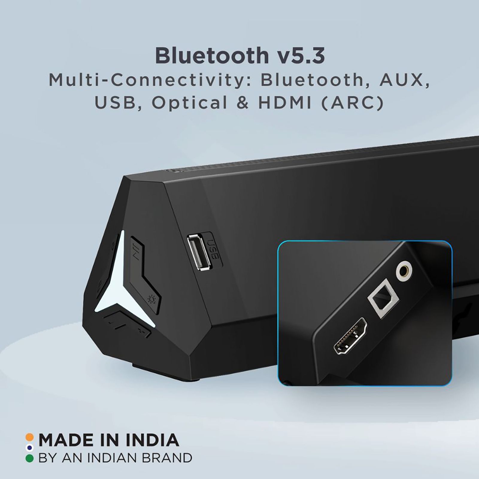 boAt Aavante Bar Aura 160W Bluetooth Soundbar with Remote (Surround Sound, 2.1 Channel, Black)_9