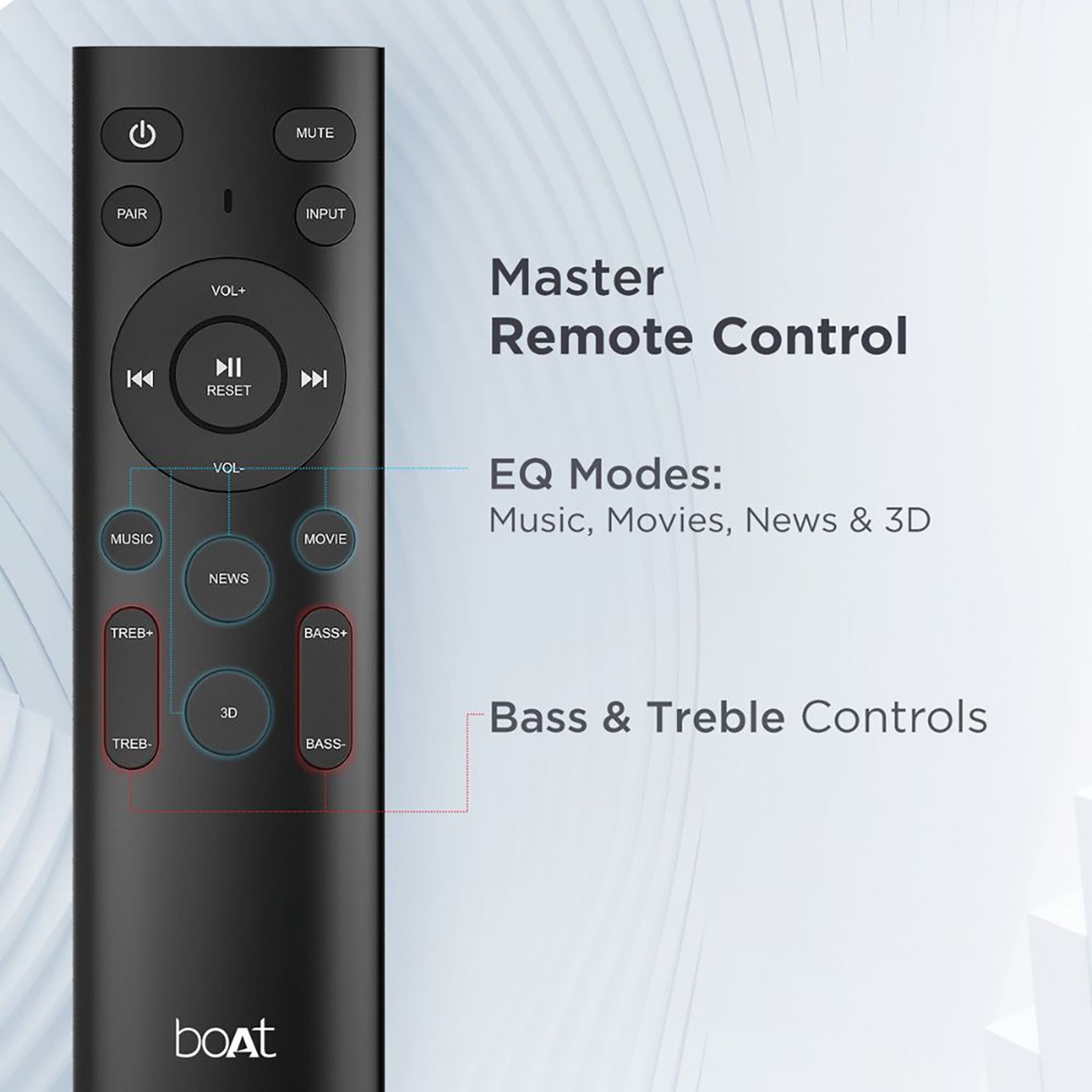 boAt Aavante Bar Aura 160W Bluetooth Soundbar with Remote (Surround Sound, 2.1 Channel, Black)_11