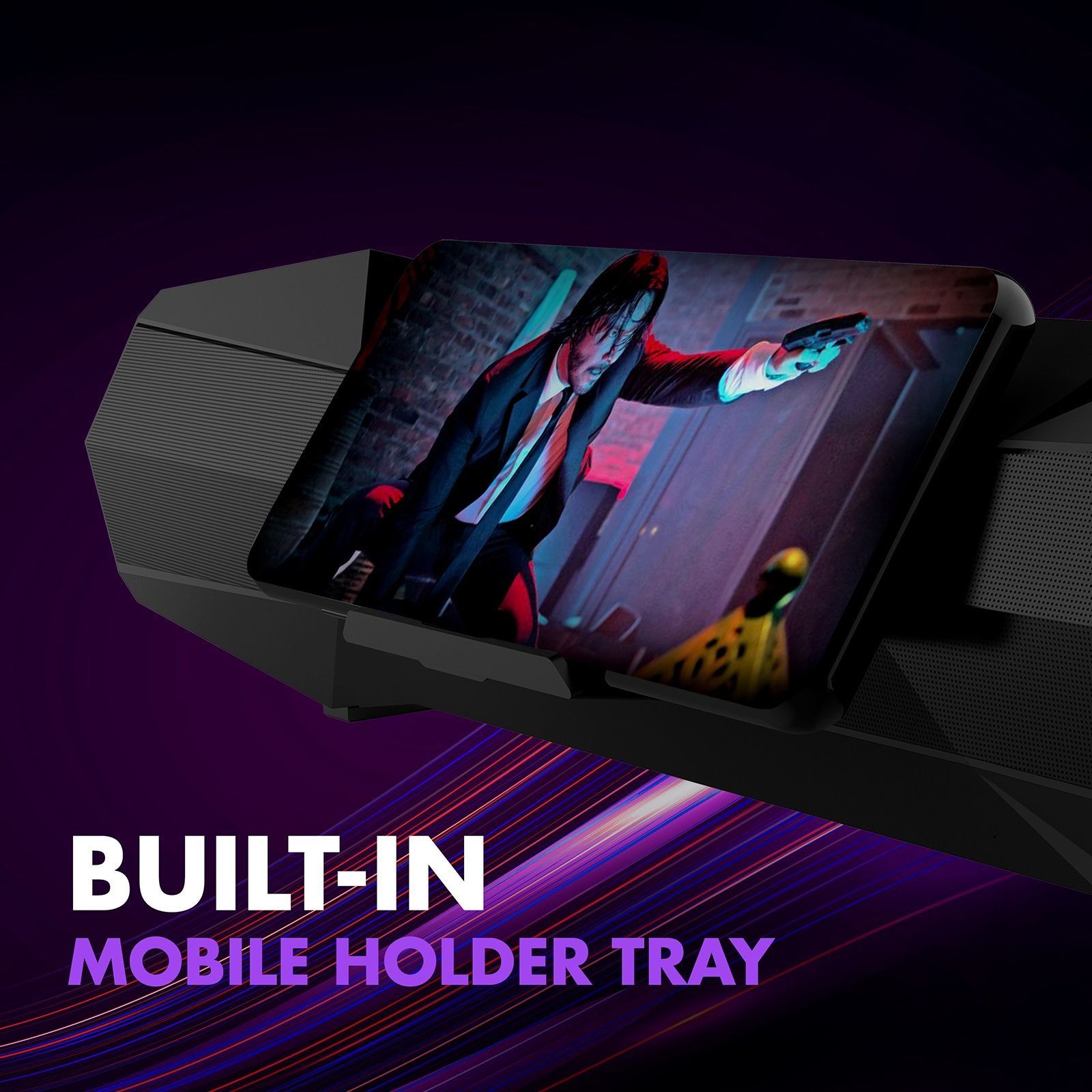 WINGS Center Stage 100 16W Bluetooth Soundbar (Stereo Sound, 2.0 Channel, Black)_7