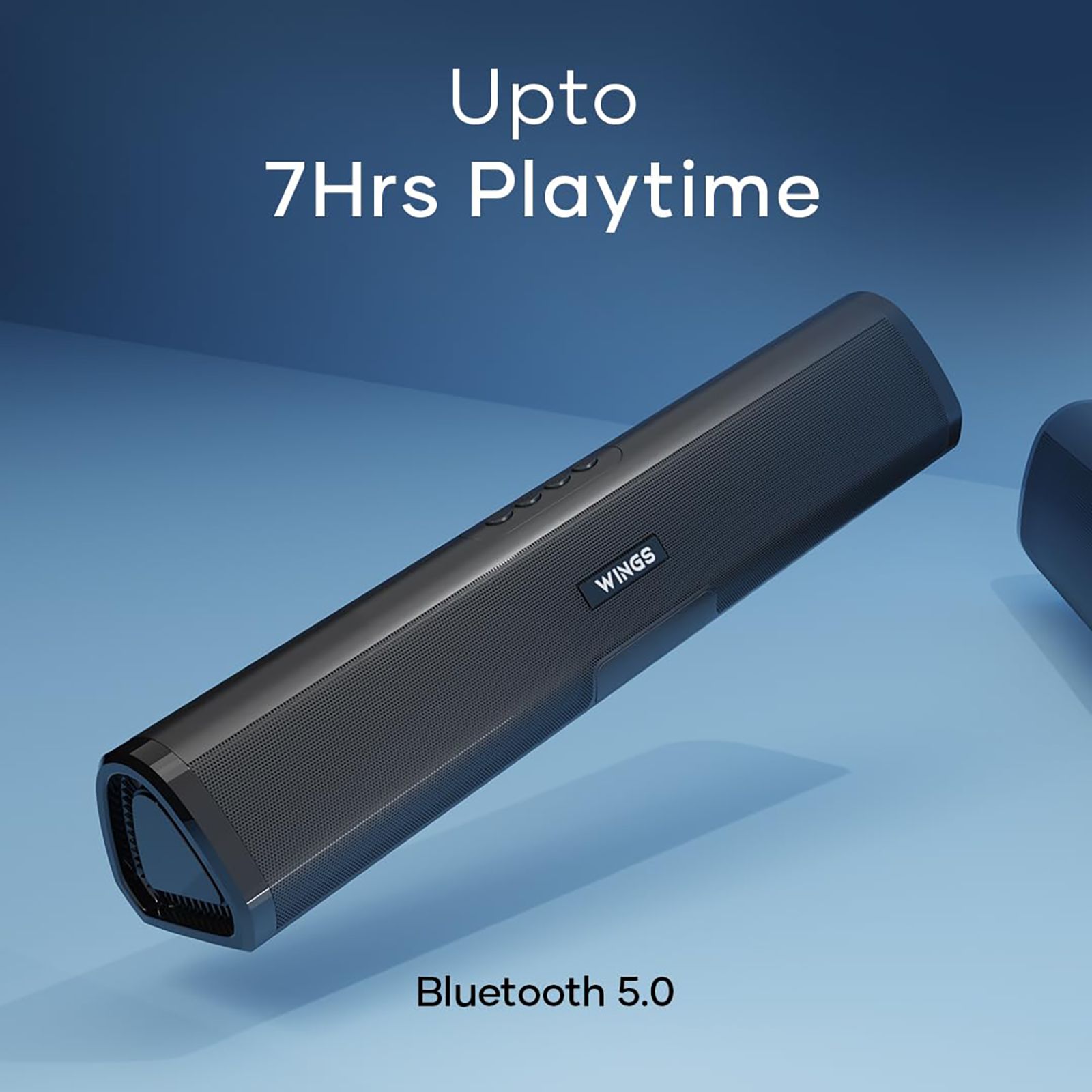 WINGS Center Stage 210 20W Bluetooth Soundbar (Deep Bass, 2.0 Channel, Black) WINGS Center Stage 210 20W Bluetooth Soundbar (Deep Bass, 2.0 Channel, Black)_8