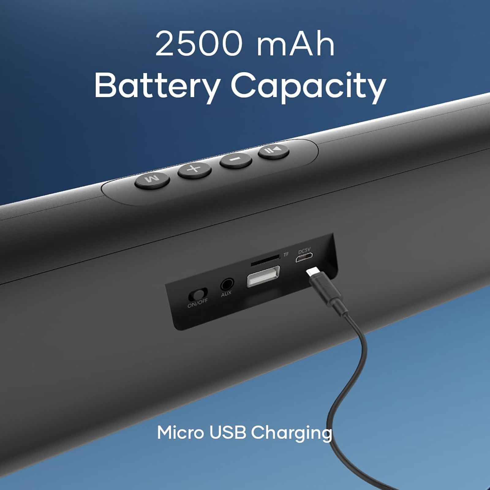 WINGS Center Stage 210 20W Bluetooth Soundbar (Deep Bass, 2.0 Channel, Black) WINGS Center Stage 210 20W Bluetooth Soundbar (Deep Bass, 2.0 Channel, Black)_9