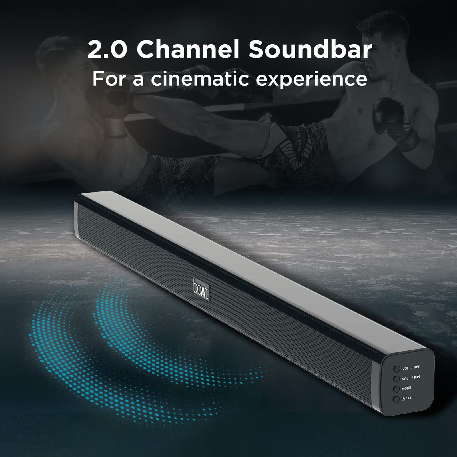 boAt Aavante Bar 908 30W Bluetooth Soundbar with Remote (Signature Sound, 2.0 Channel, Black) boAt Aavante Bar 908 30W Bluetooth Soundbar with Remote (Signature Sound, 2.0 Channel, Black)_9