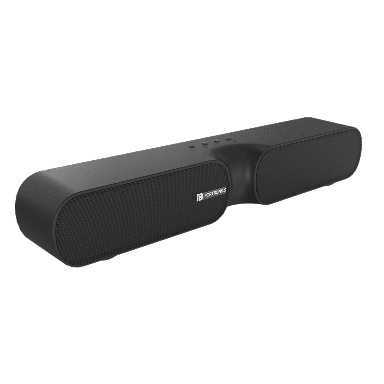 PORTRONICS Decibel 20 16W Bluetooth Soundbar (High Quality Sound, Stereo Channel, Black)_1