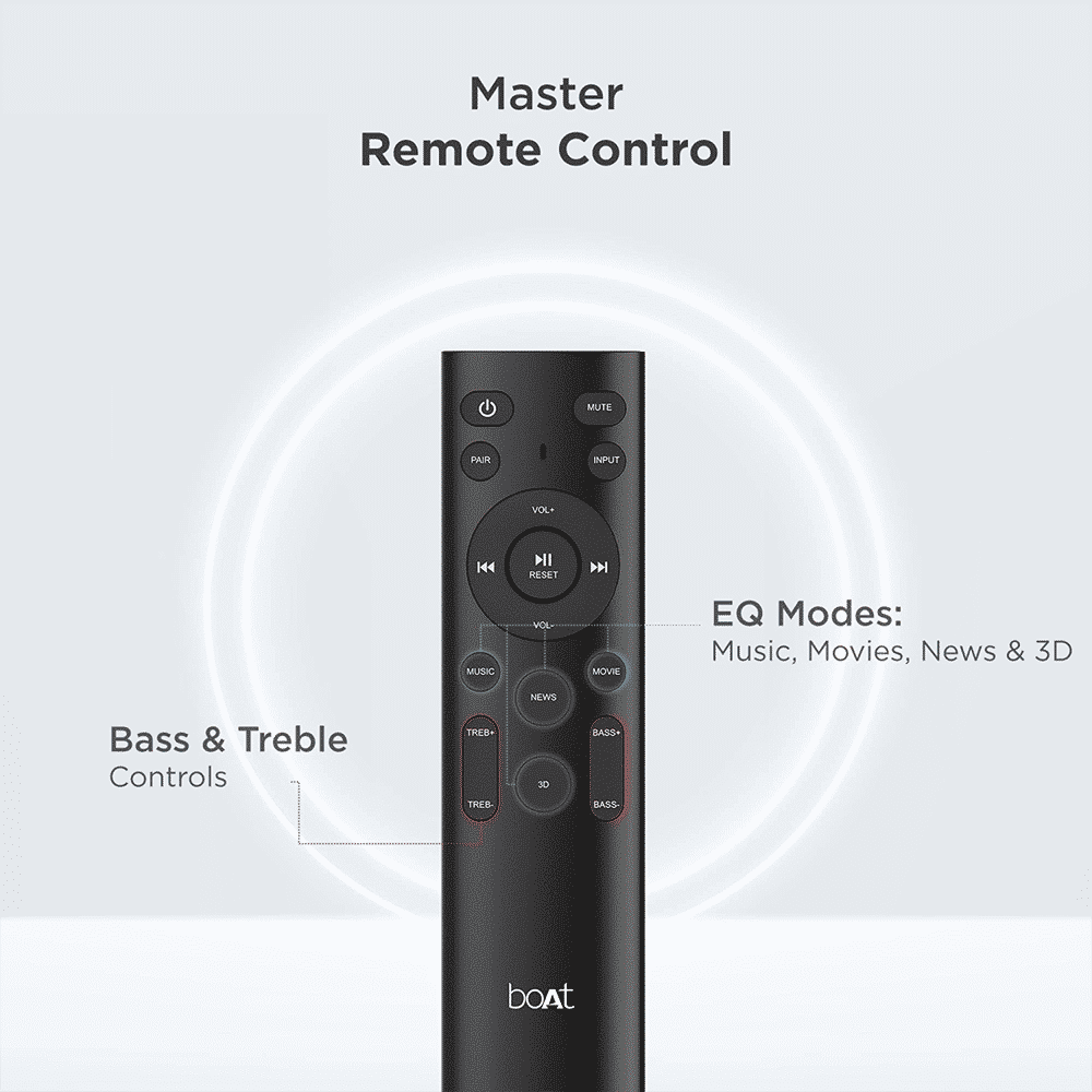 boAt Aavante Bar Raga 100W Bluetooth Soundbar with Remote (Surround Sound, 2.2 Channel, Pitch Black)_9