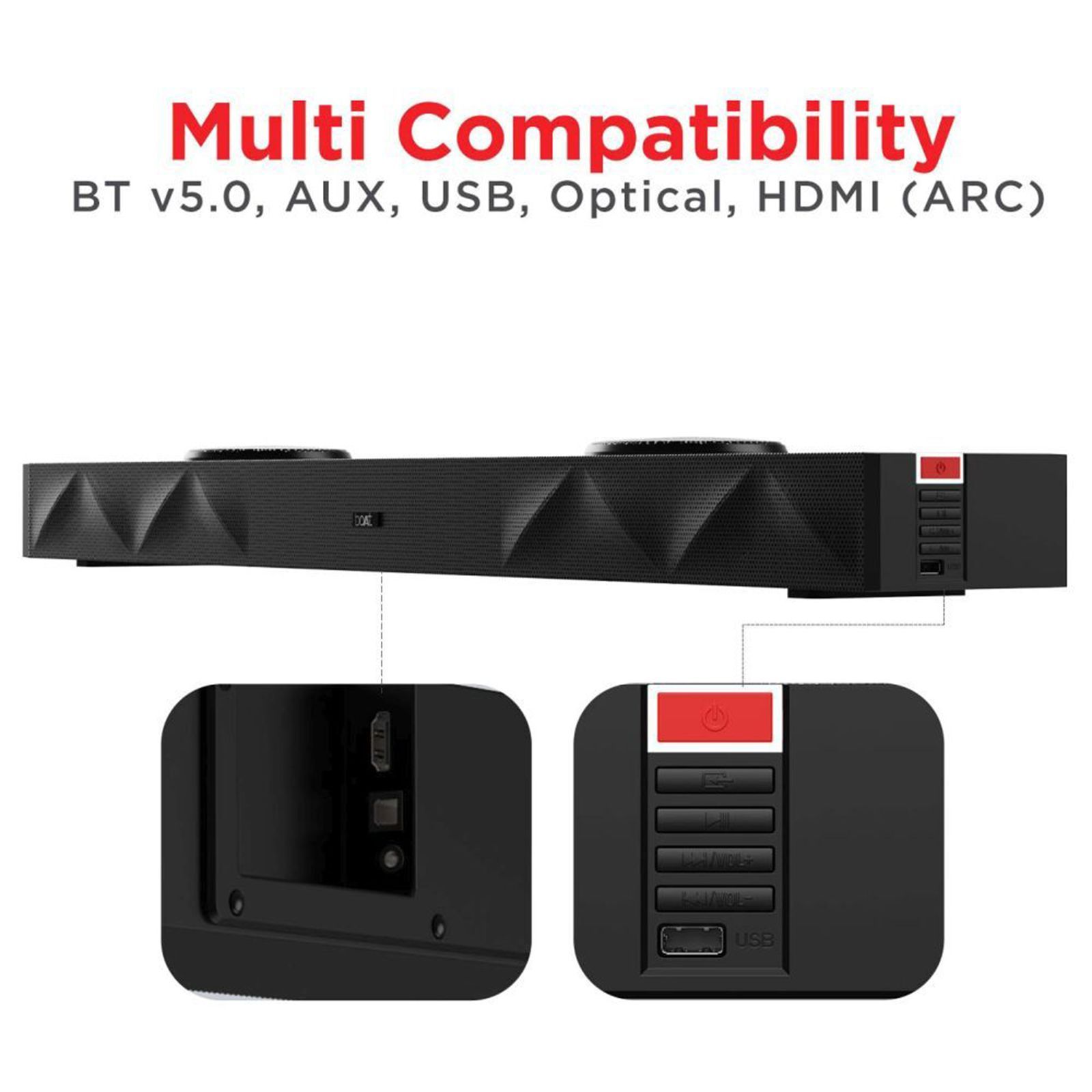 boAt Aavante Bar Raga 100W Bluetooth Soundbar with Remote (Surround Sound, 2.2 Channel, Pitch Black)_11