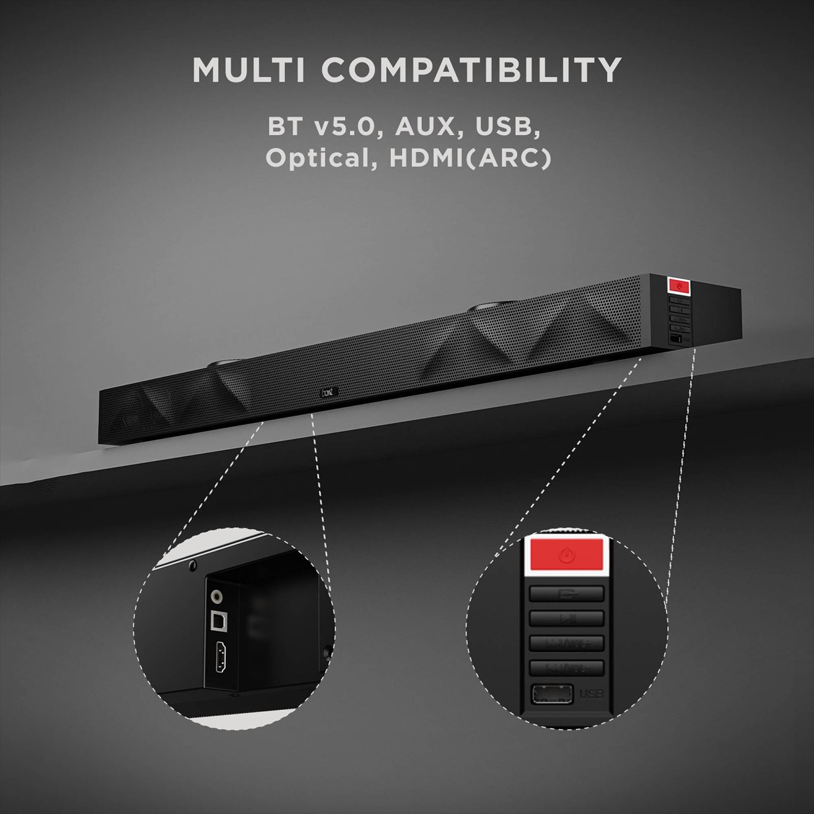 boAt Aavante Bar Raga 100W Bluetooth Soundbar with Remote (Surround Sound, 2.2 Channel, Pitch Black)_7