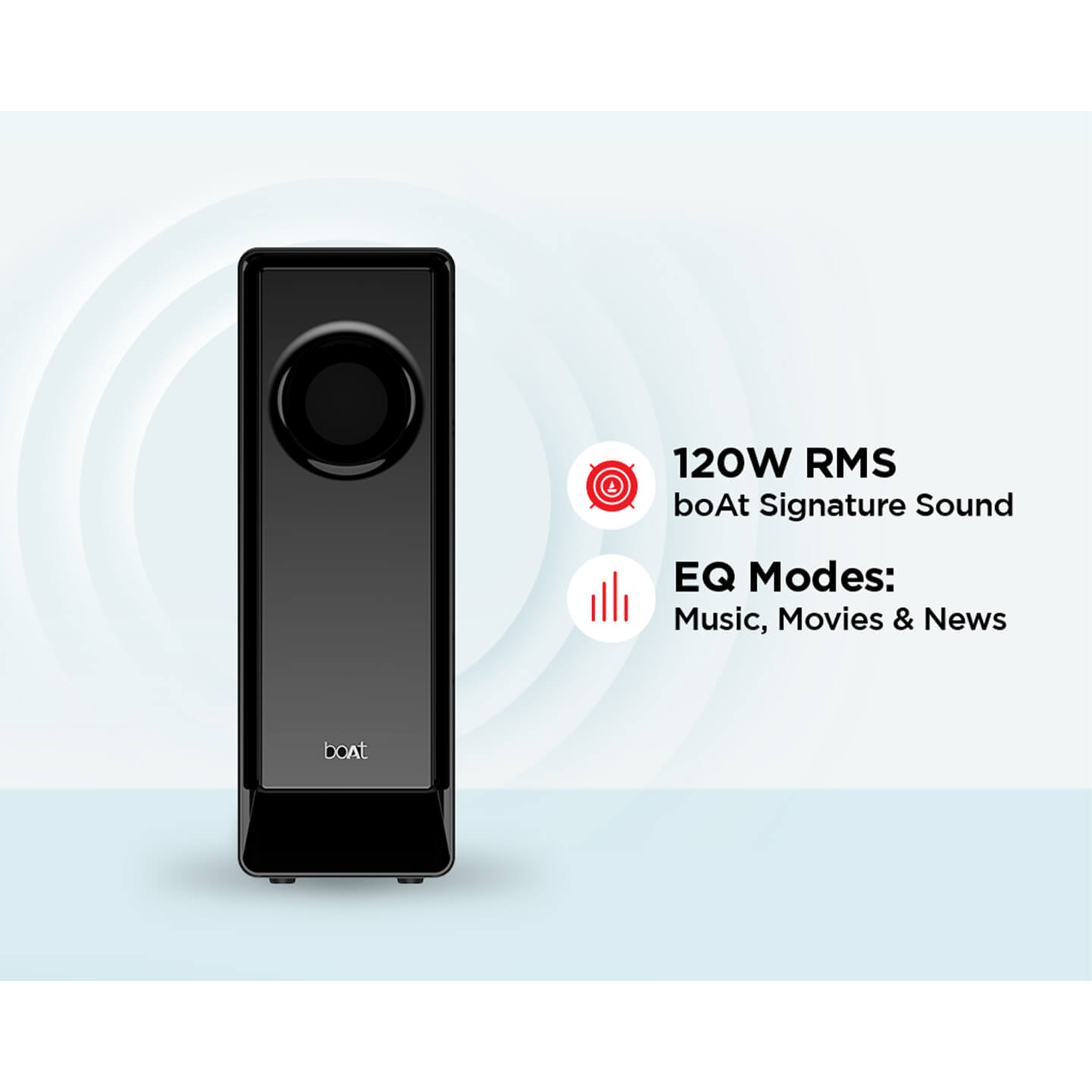 boAt Aavante Bar 1680D 120W Bluetooth Soundbar with Remote (Dolby Digital Audio, 2.1 Channel, Knight Black) boAt Aavante Bar 1680D 120W Bluetooth Soundbar with Remote (Dolby Digital Audio, 2.1 Channel, Knight Black)_11