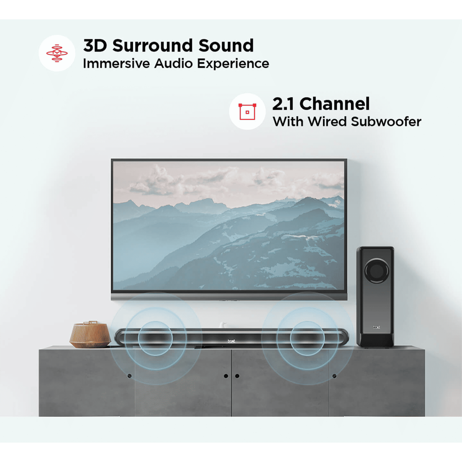 boAt Aavante Bar 1680D 120W Bluetooth Soundbar with Remote (Dolby Digital Audio, 2.1 Channel, Knight Black) boAt Aavante Bar 1680D 120W Bluetooth Soundbar with Remote (Dolby Digital Audio, 2.1 Channel, Knight Black)_12