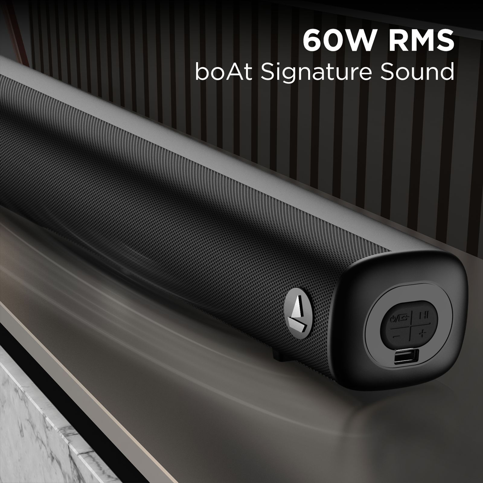 boAt Aavante Bar Rhythm 60W Bluetooth Soundbar with Remote (Multiple EQ Modes, 2.0 Channel, Black) boAt Aavante Bar Rhythm 60W Bluetooth Soundbar with Remote (Multiple EQ Modes, 2.0 Channel, Black)_11