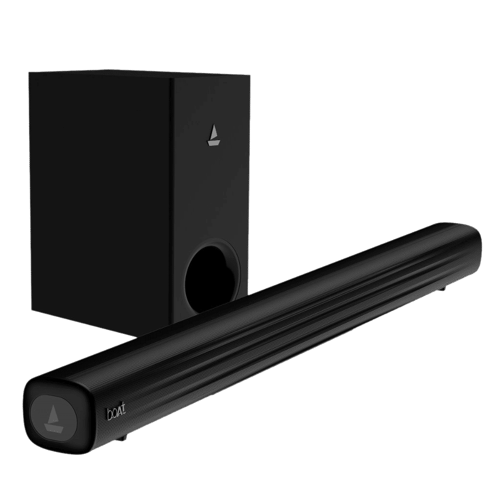 boAt Aavante Bar Aroha 100W Bluetooth Soundbar with Remote (Entertainment EQ Modes, 2.1 Channel, Black)_1