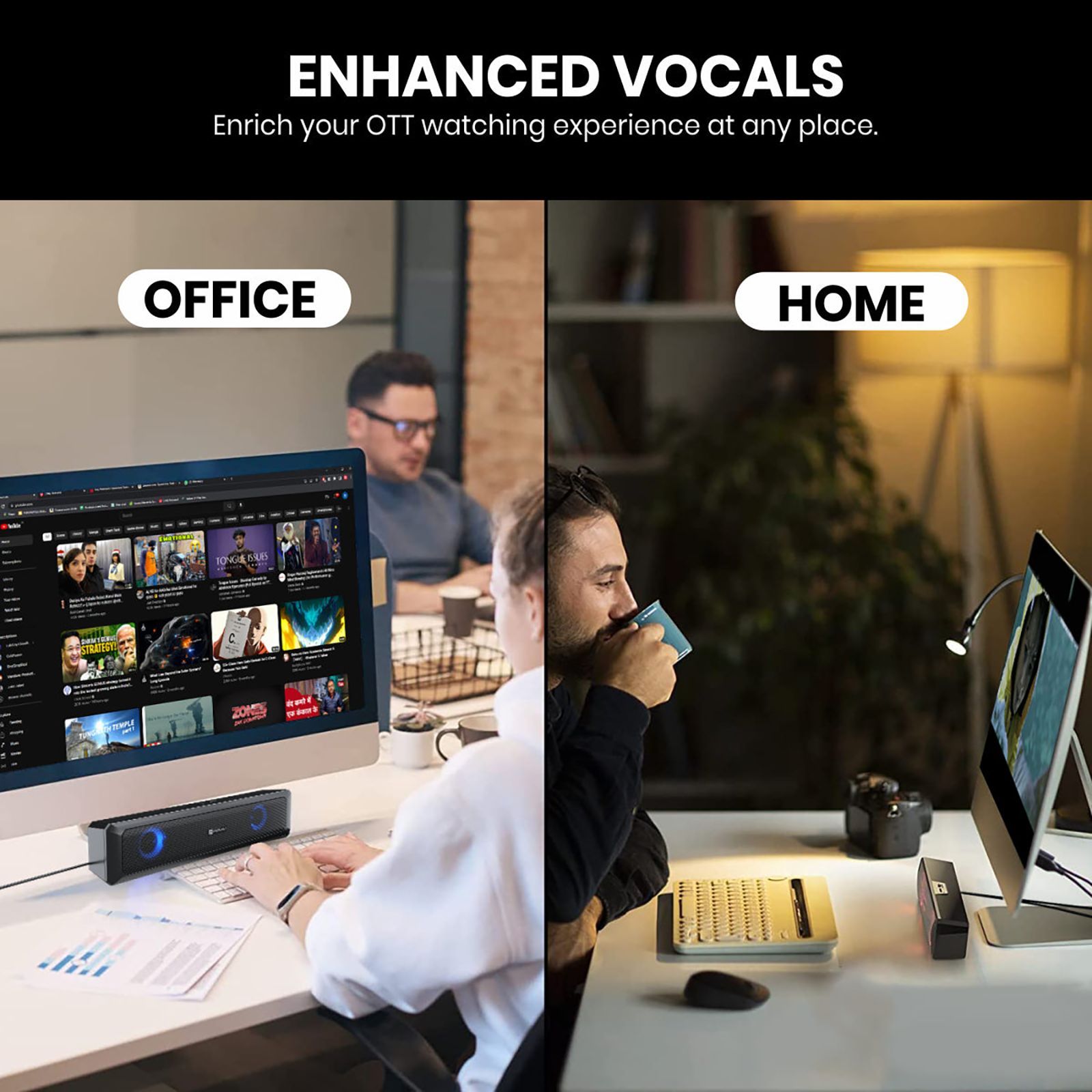 PORTRONICS In Tune 3 6W Soundbar (Stereo Sound, 2.1 Channel, Black)_13