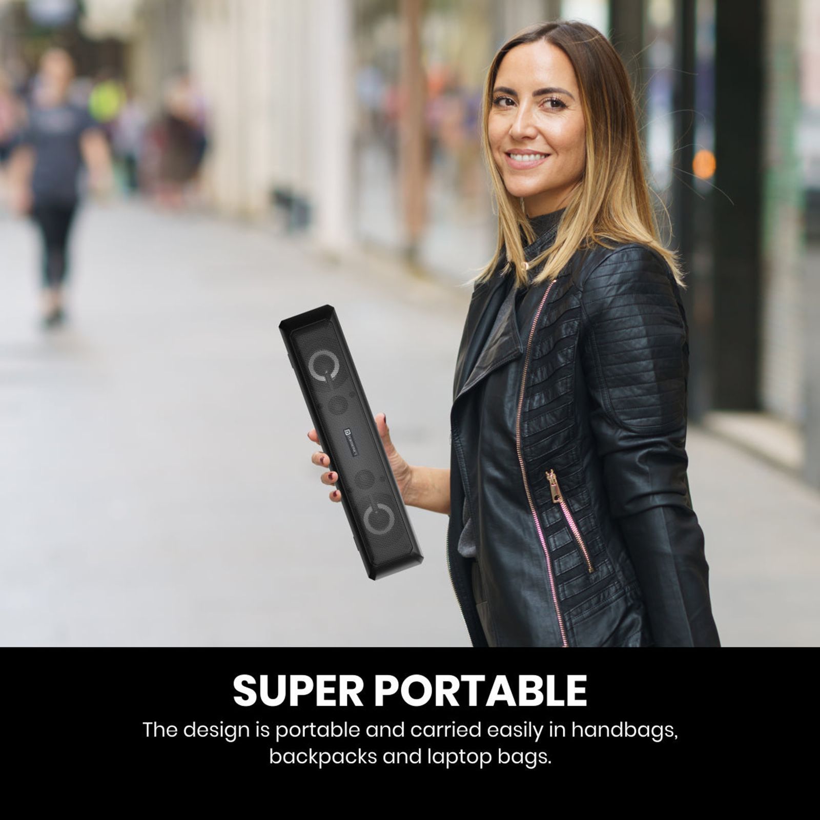 PORTRONICS In Tune 3 6W Soundbar (Stereo Sound, 2.1 Channel, Black)_7