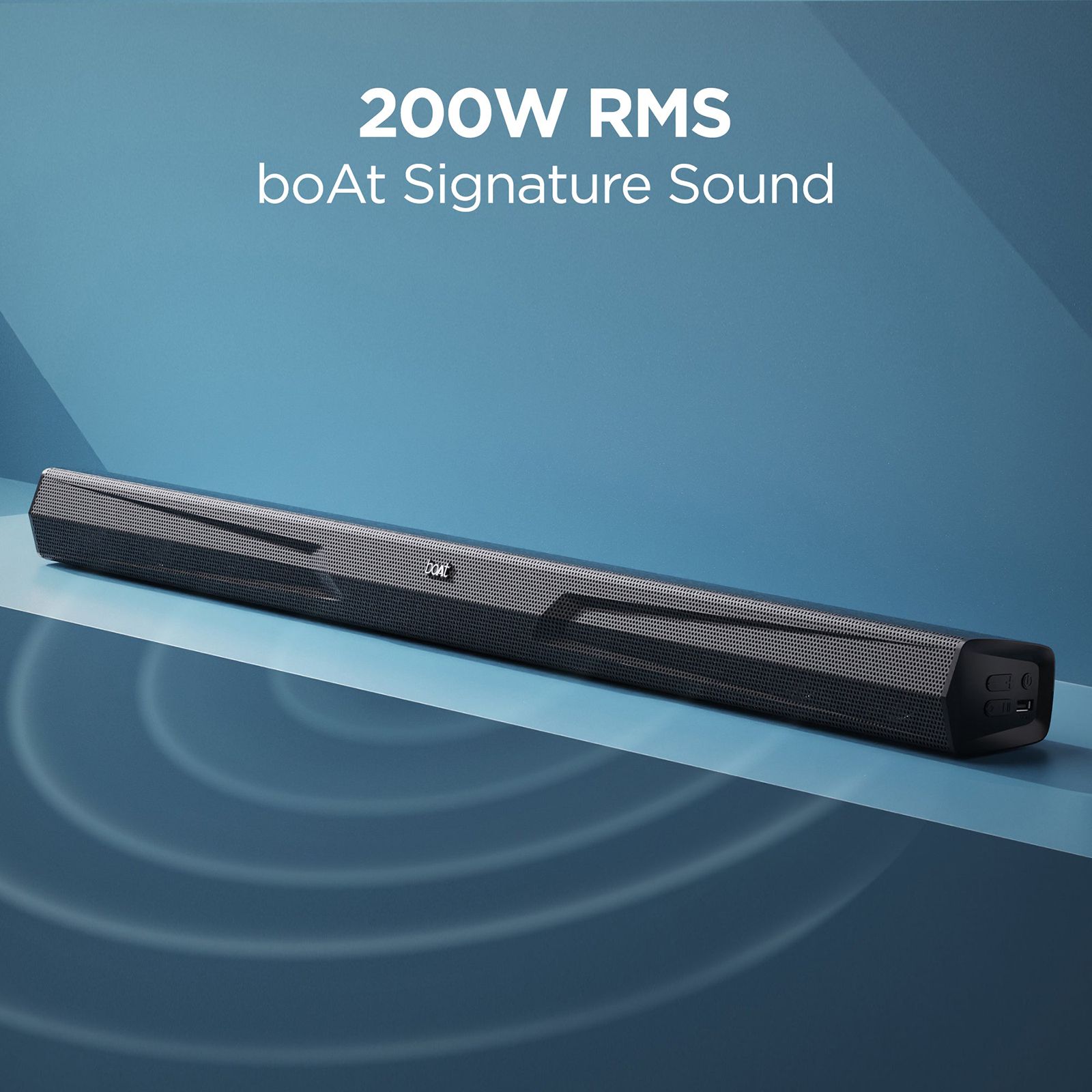 boAt Aavante Bar Quake 200W Bluetooth Soundbar with Remote (Entertainment EQ Modes, 2.1 Channel, Black)_7