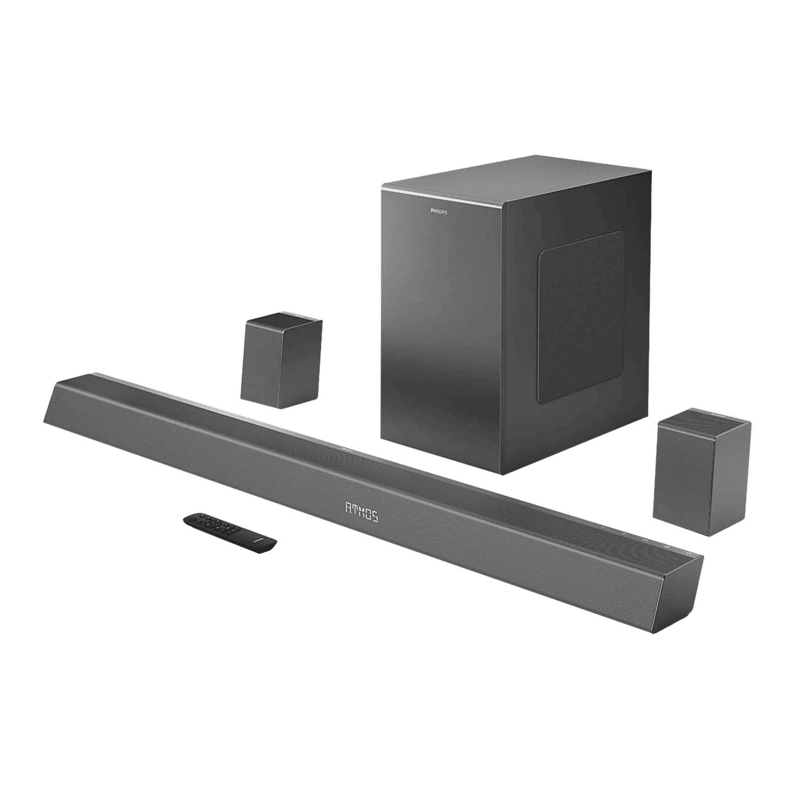 PHILIPS 780W Bluetooth Soundbar with Remote (Dolby Atmos, 5.1.2 Channel, Black)_1