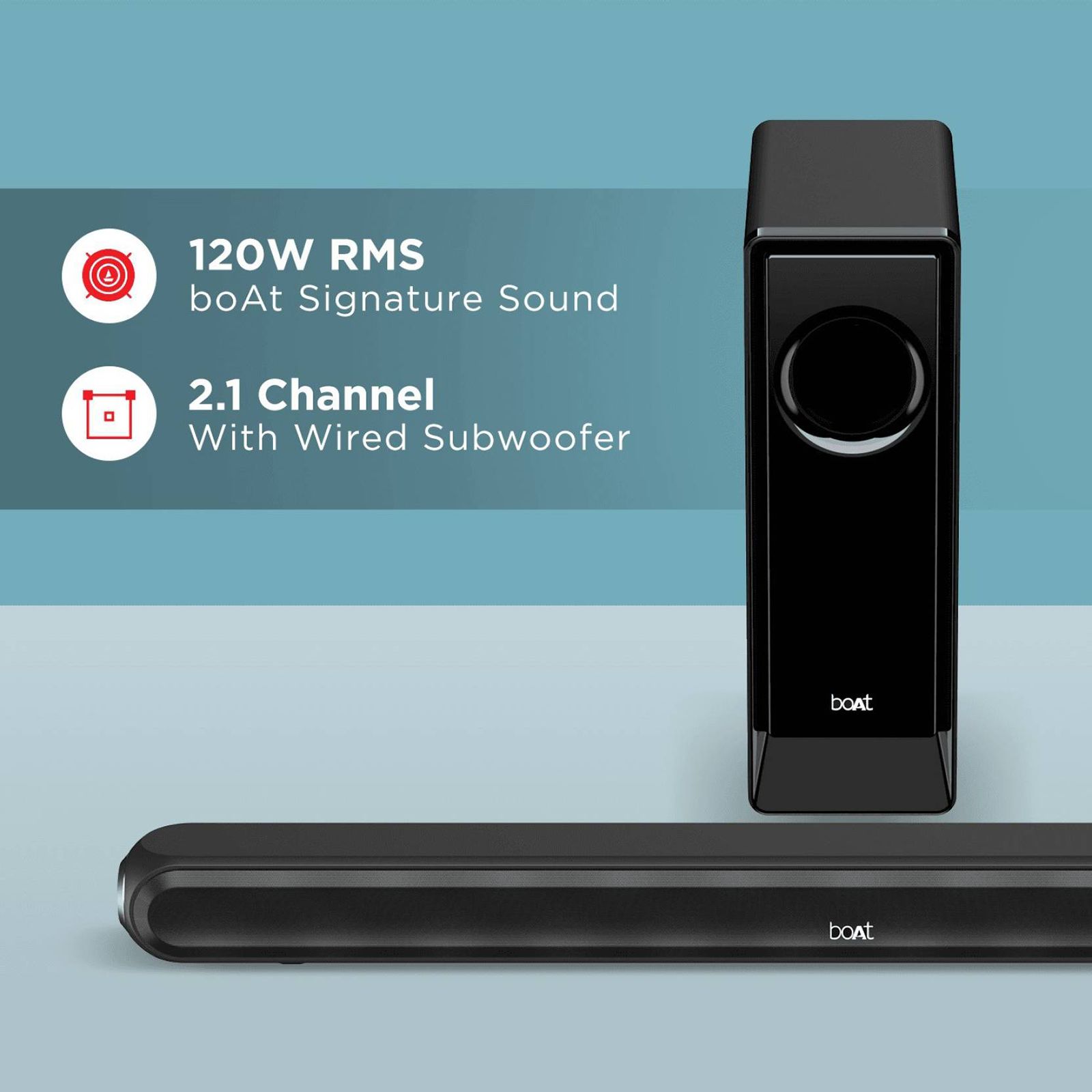 boAt Aavante Bar 1650D 120W Bluetooth Soundbar (Surround Sound, 2.1 Channel, Pitch Black)_4