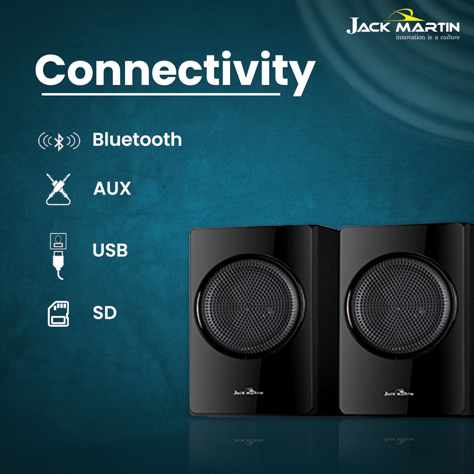 Jack Martin 83W Bluetooth Home Theatre with Remote (Surround Sound, 4.1 Channel, Black)_4