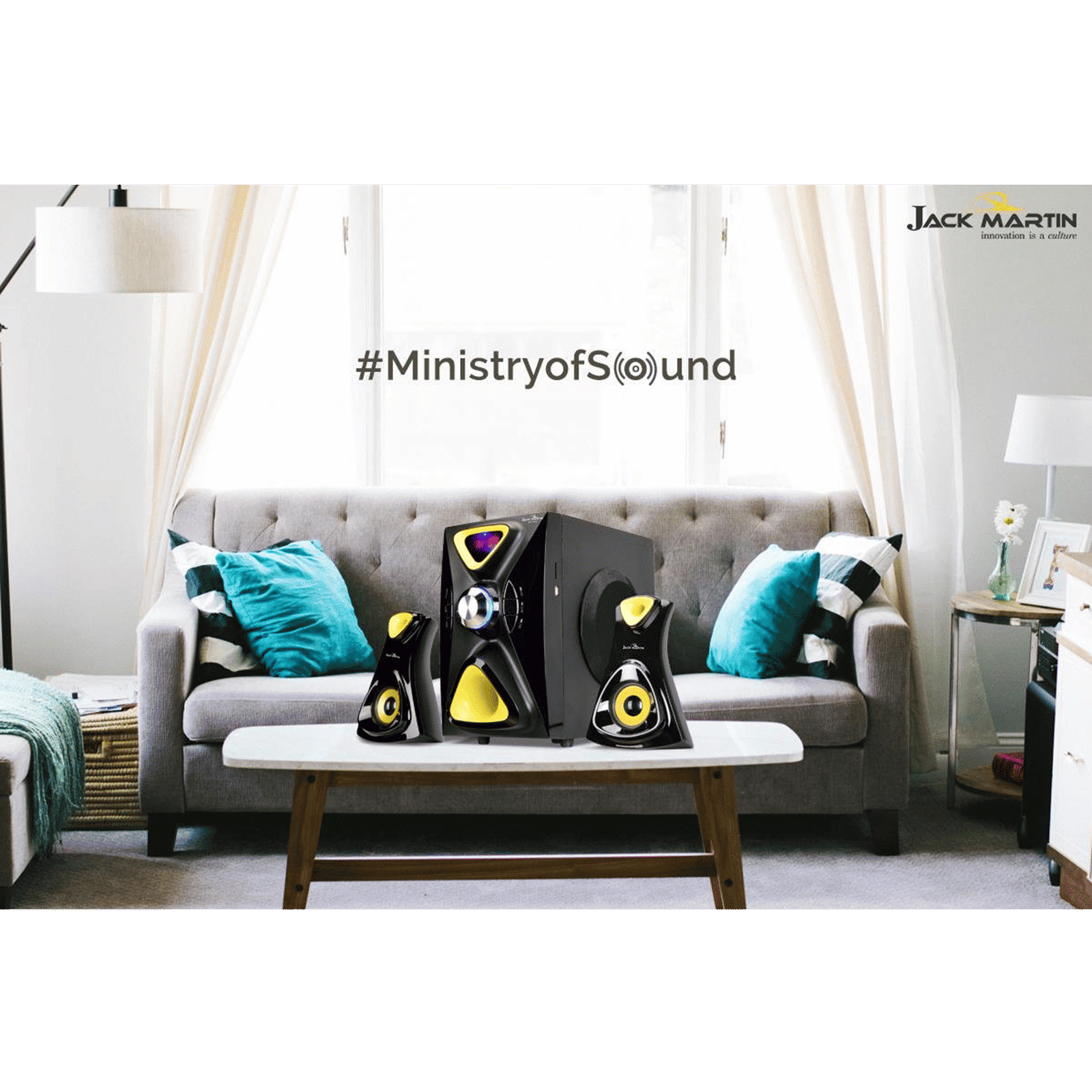 Jack Martin 126W Bluetooth Home Theatre with Remote (Heavy Bass Output, 2.1 Channel, Black)_15