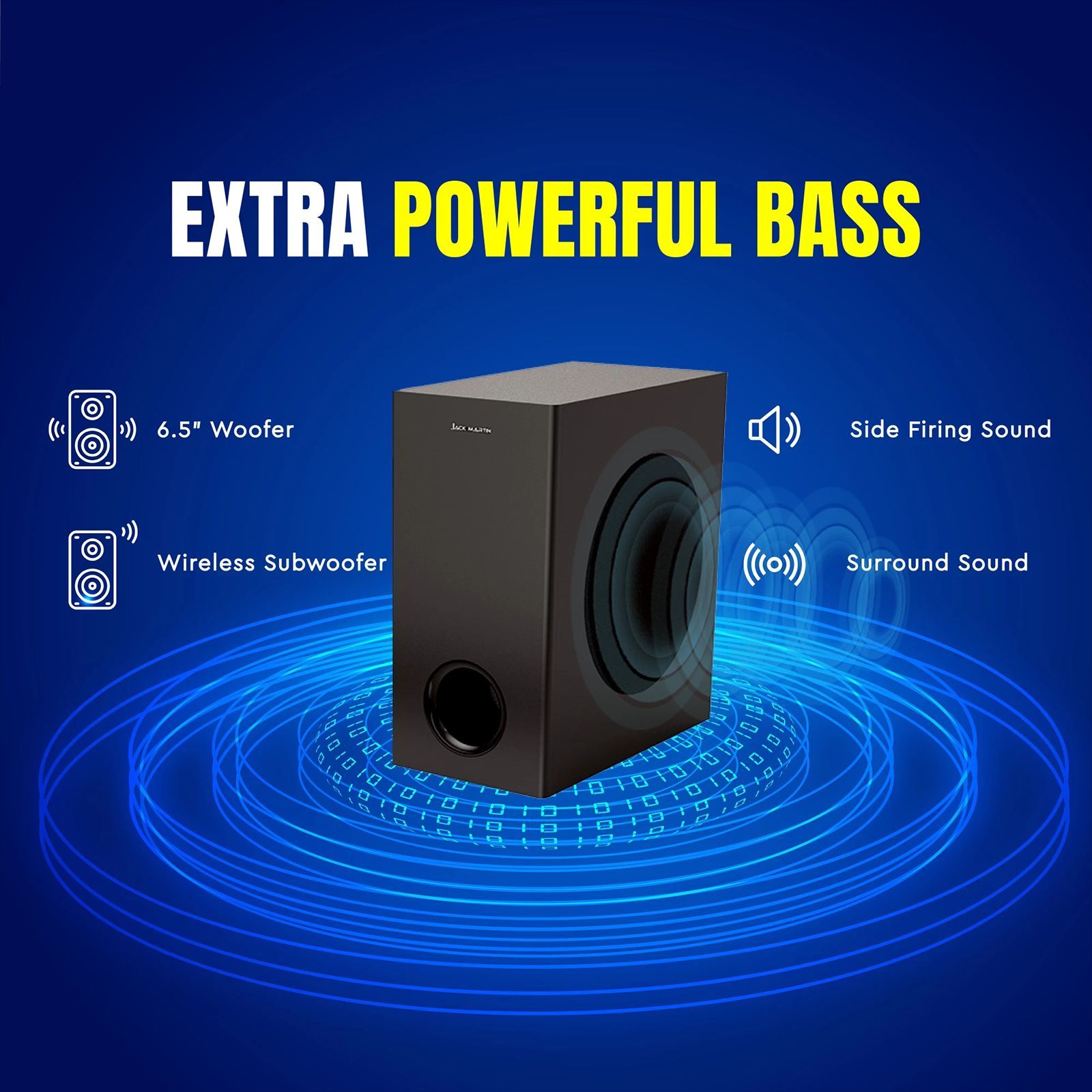 Jack Martin Cinebar 500 195W Bluetooth Soundbar with Remote (Dolby Digital, 5.1 Channel, Black) Jack Martin Cinebar 500 195W Bluetooth Soundbar with Remote (Dolby Digital, 5.1 Channel, Black)_8