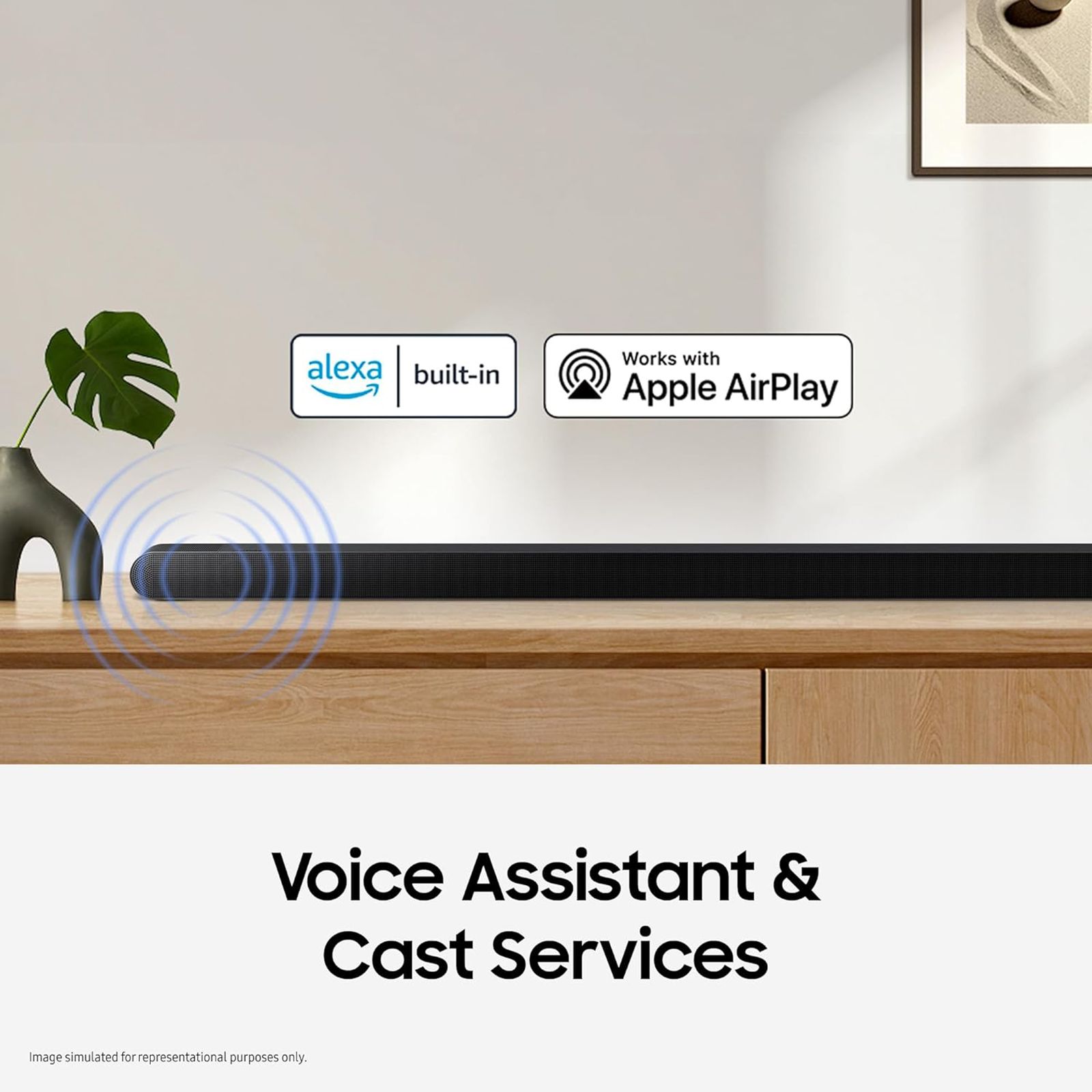 SAMSUNG S Series 330W Bluetooth Soundbar with Remote (Dolby Digital Plus, 3.1.2 Channel, Black)_12